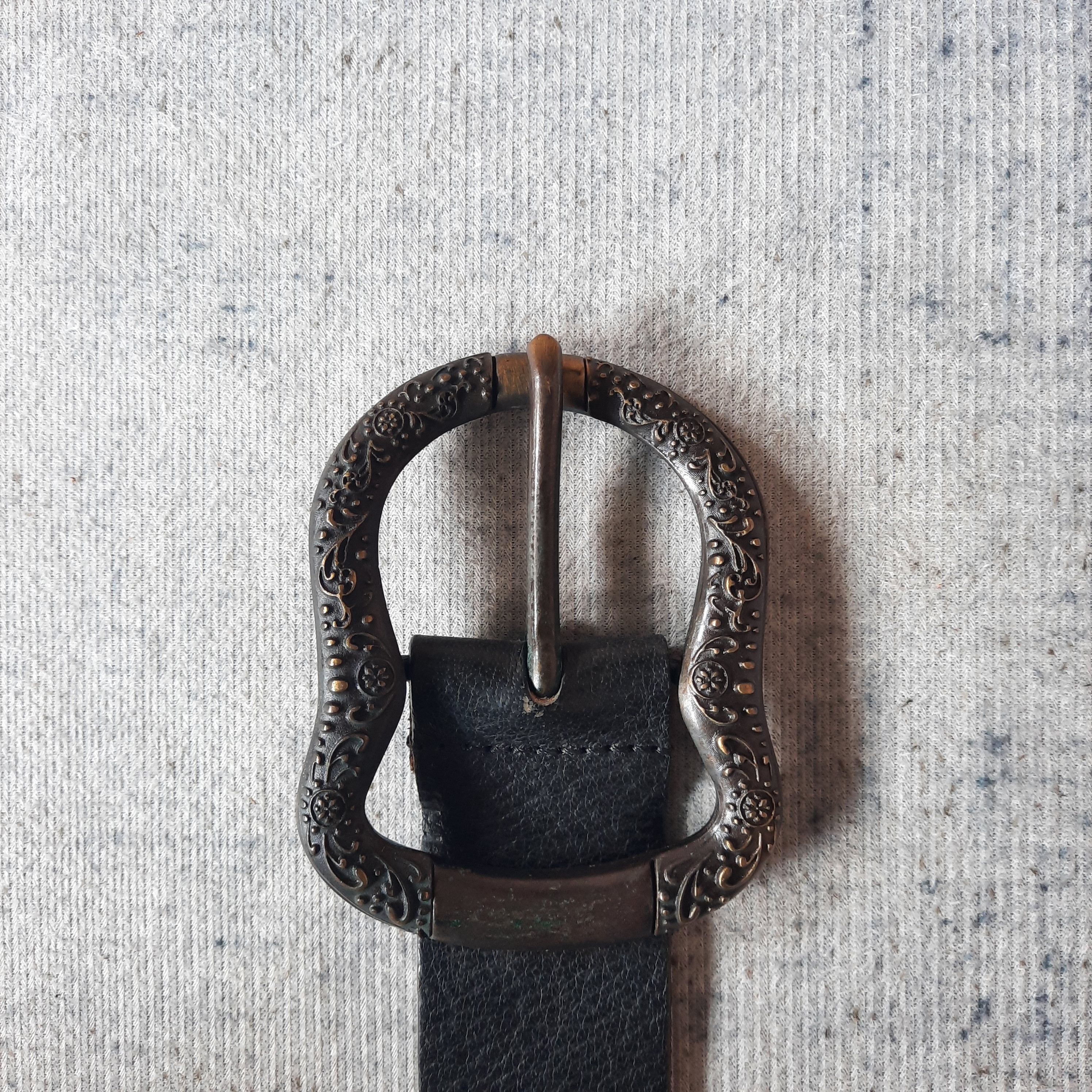 Tornado Mart 🕸️ Garrison stud punk gothic style soft leather belt Size ONE SIZE - 3 Thumbnail