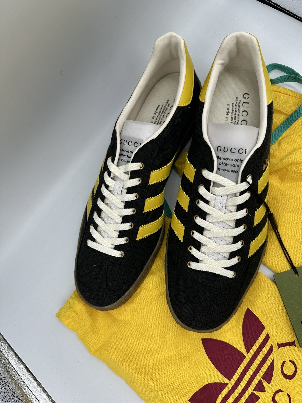 Adidas × Gucci Gucci x Adidas Samba Size US 12.5 / EU 45-46 - 8 Thumbnail