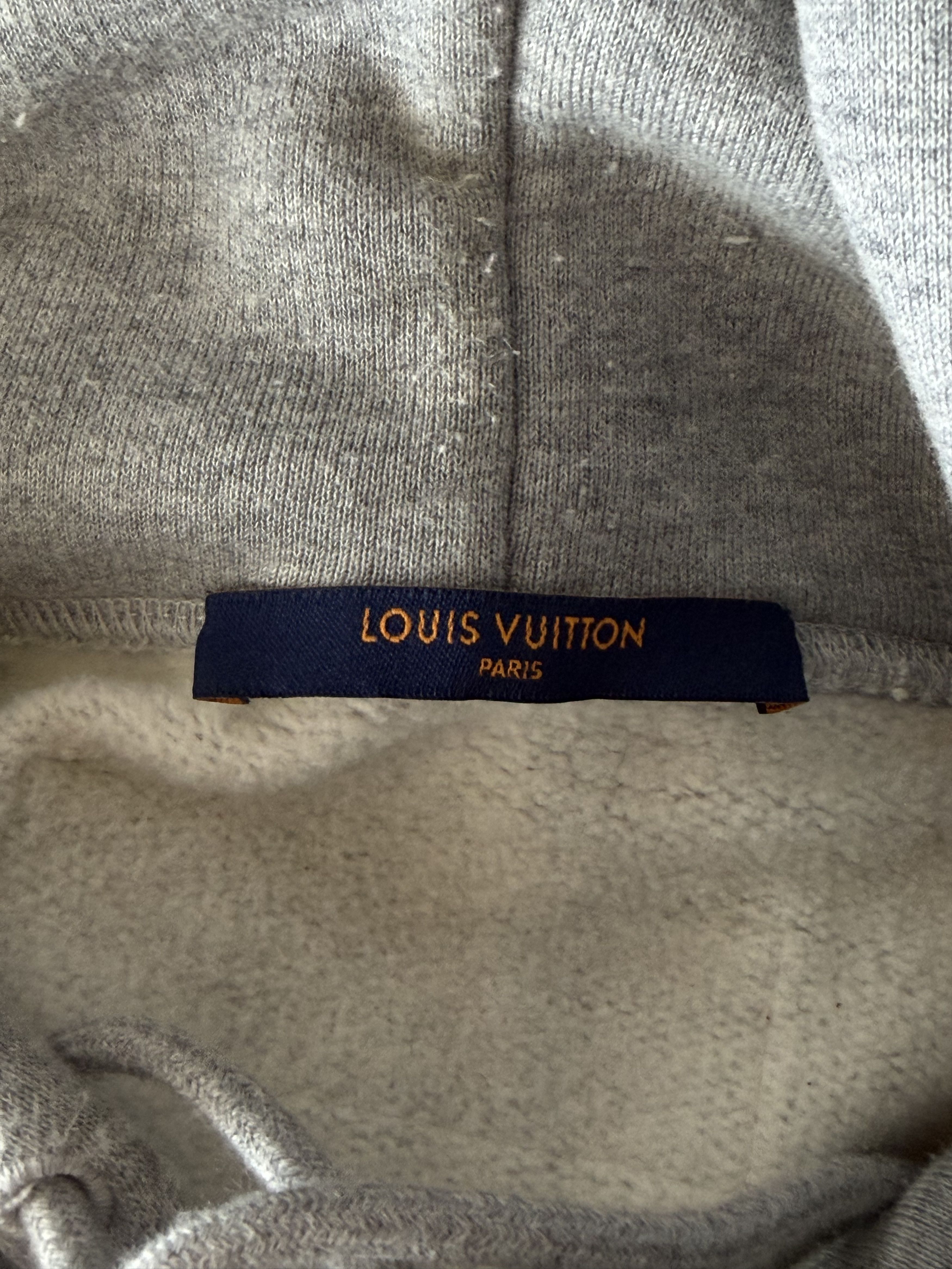 Louis Vuitton Louis Vuitton Grey Purist Vs. Tourist Tuffetage Hoodie Size US L / EU 52-54 / 3 - 3 Thumbnail