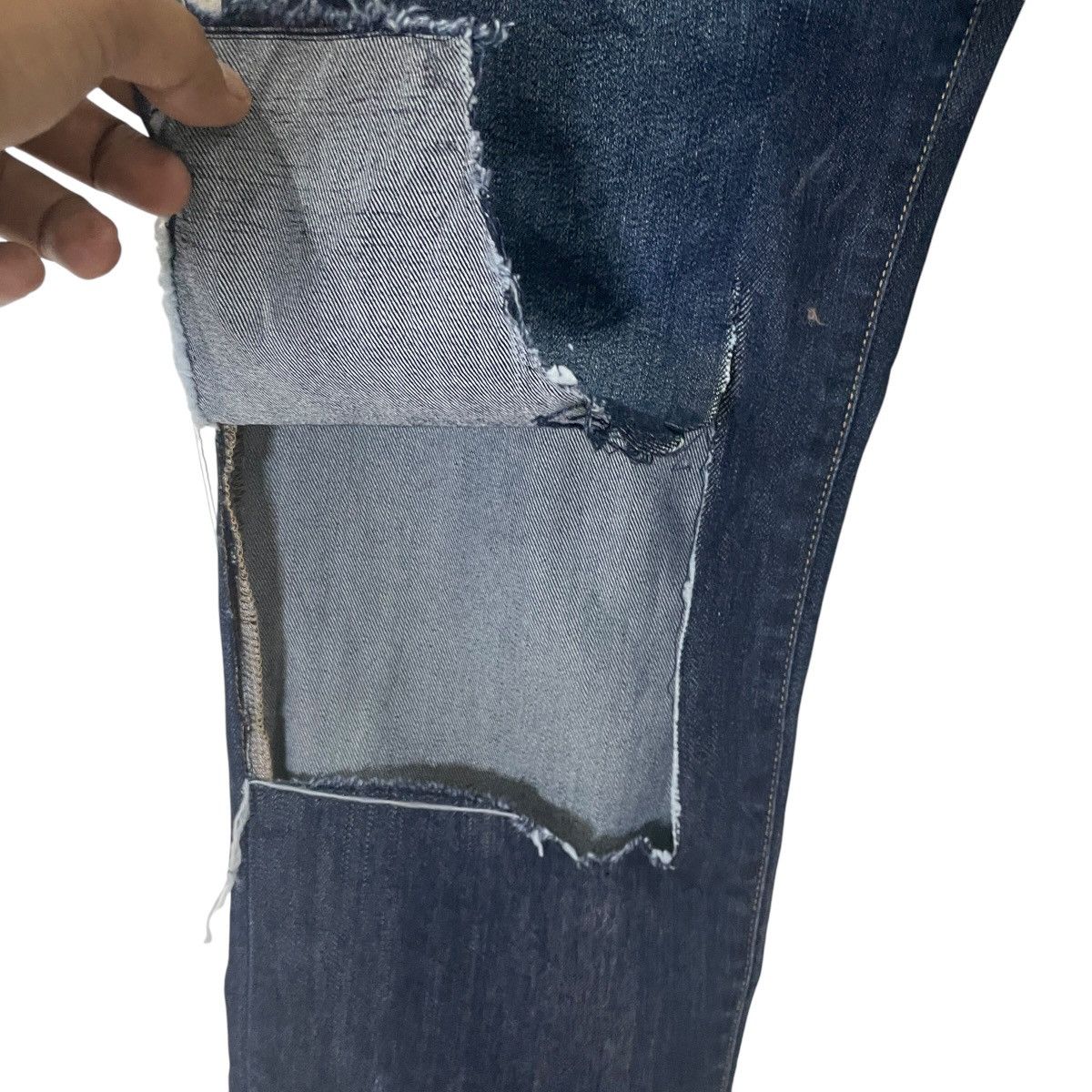 Mackintosh Vintage Mackintosh Distressed Denim Size US 35 - 5 Thumbnail