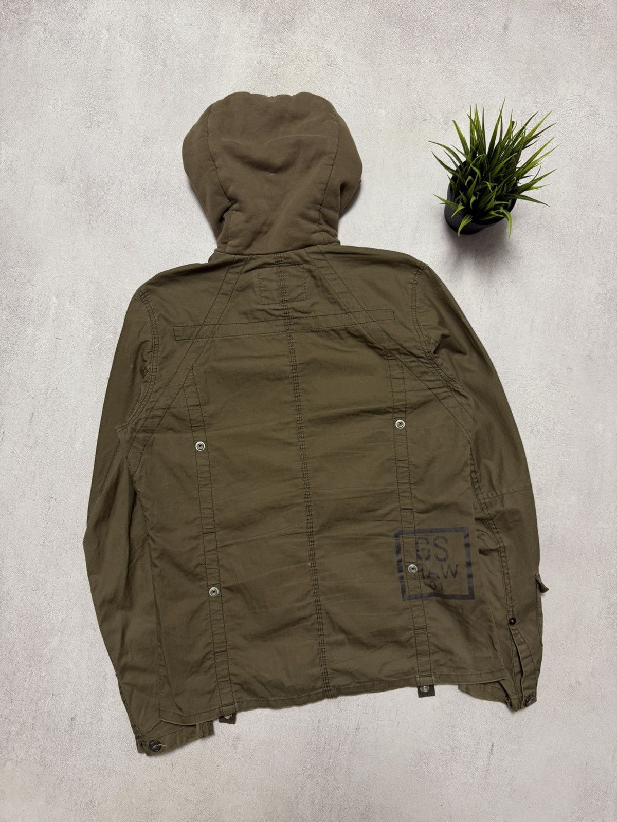 G-Star Vintage G Star Raw Jacket Multopocket Avant-Garde y2k 90s Size US L / EU 52-54 / 3 - 8 Thumbnail