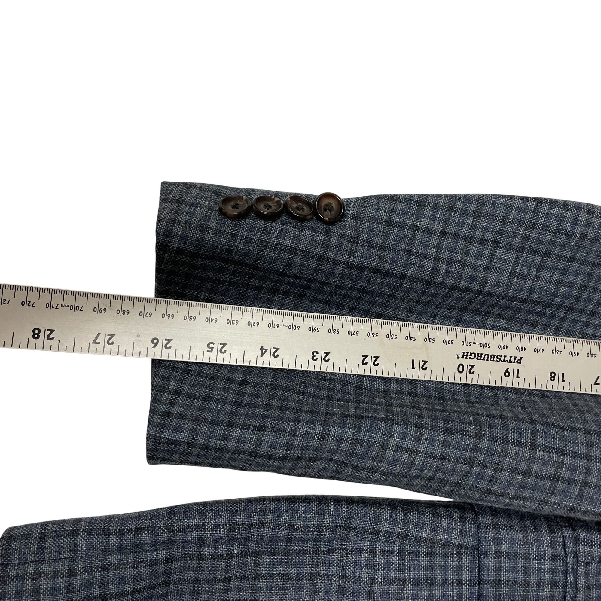 Ralph Lauren Ralph Lauren Sport Coat OVERCHECK Wool SILK LINEN Jacket Size 40L - 9 Thumbnail