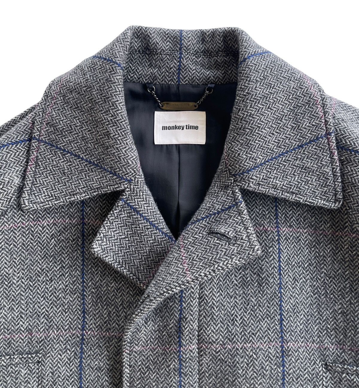 monkey time Sten Collar Bal Tweed Coat Size US M / EU 48-50 / 2 - 5 Thumbnail