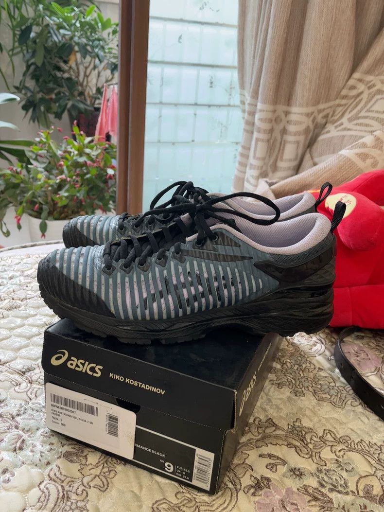 asics kiko kostadinov GEL-DELVA 黒 kiko 黒 GEL-DELVA asics kostadinov