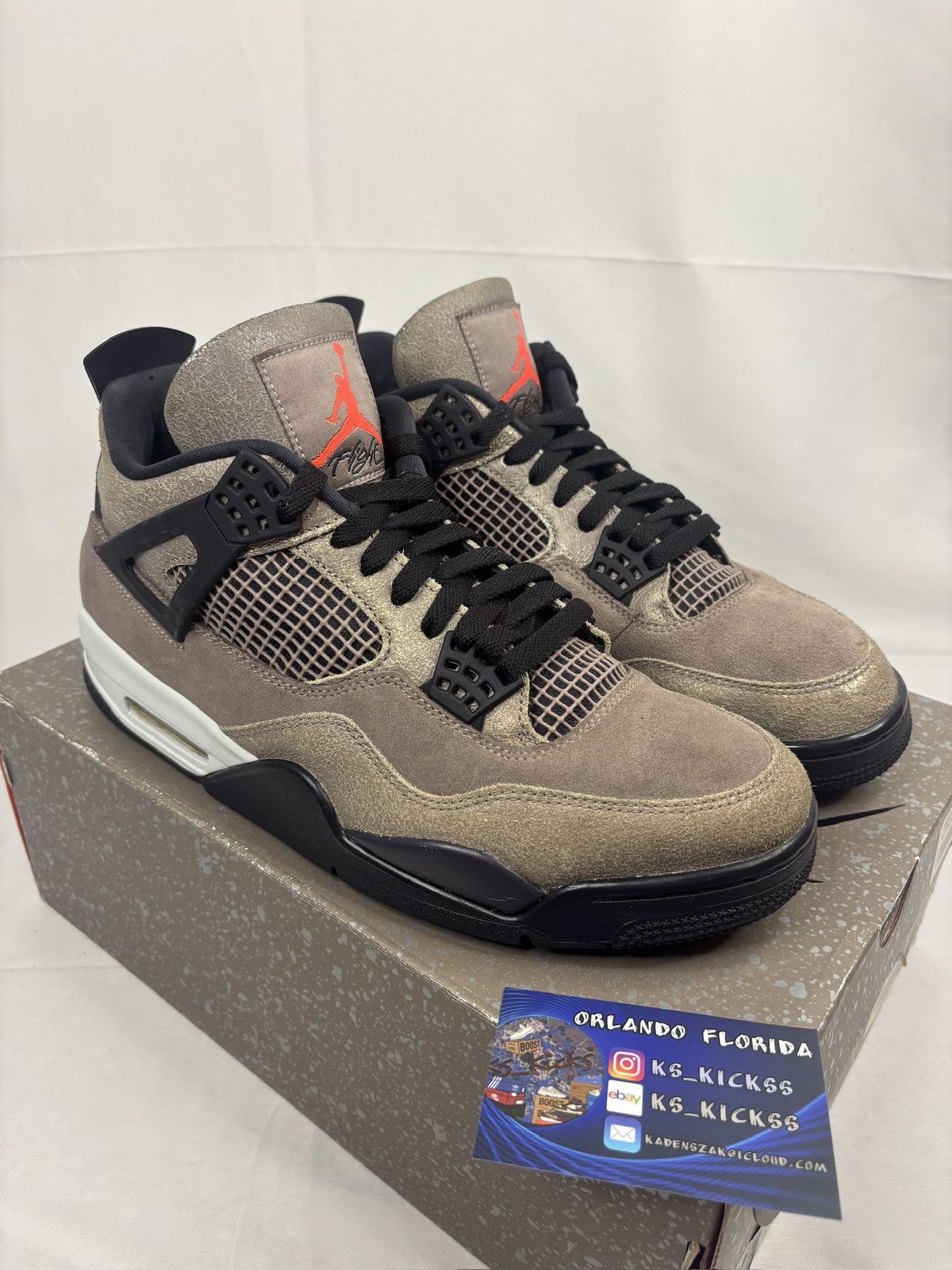 Nike Size 11 - Jordan 4 Retro Mid Taupe Haze - OG ALL!!! Size US 11 / EU 44 - 1 Thumbnail