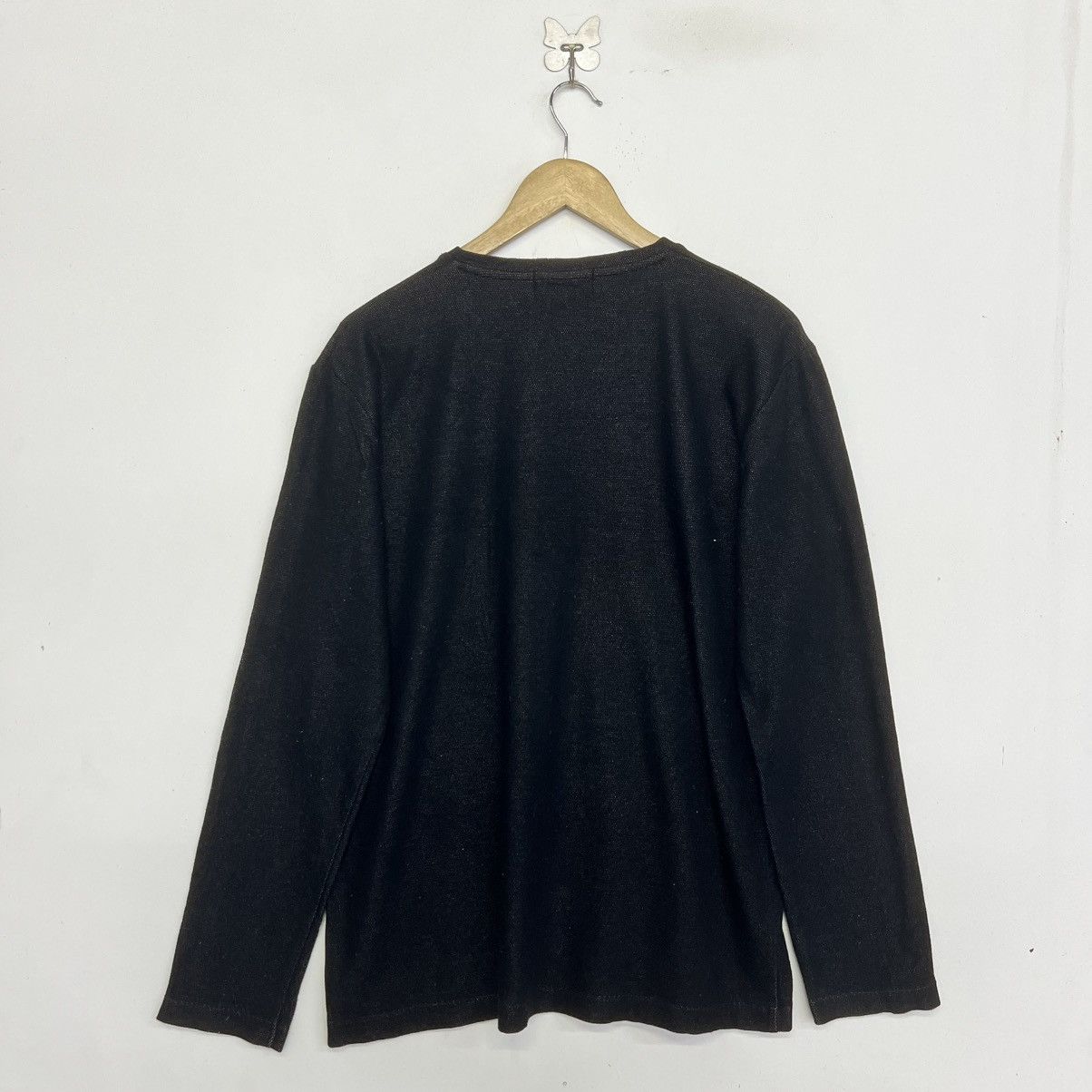 Calvin Klein CALVIN KLEIN MINIMALIST V NECK LONGSLEEVE SHIRT Size US L / EU 52-54 / 3 - 4 Thumbnail