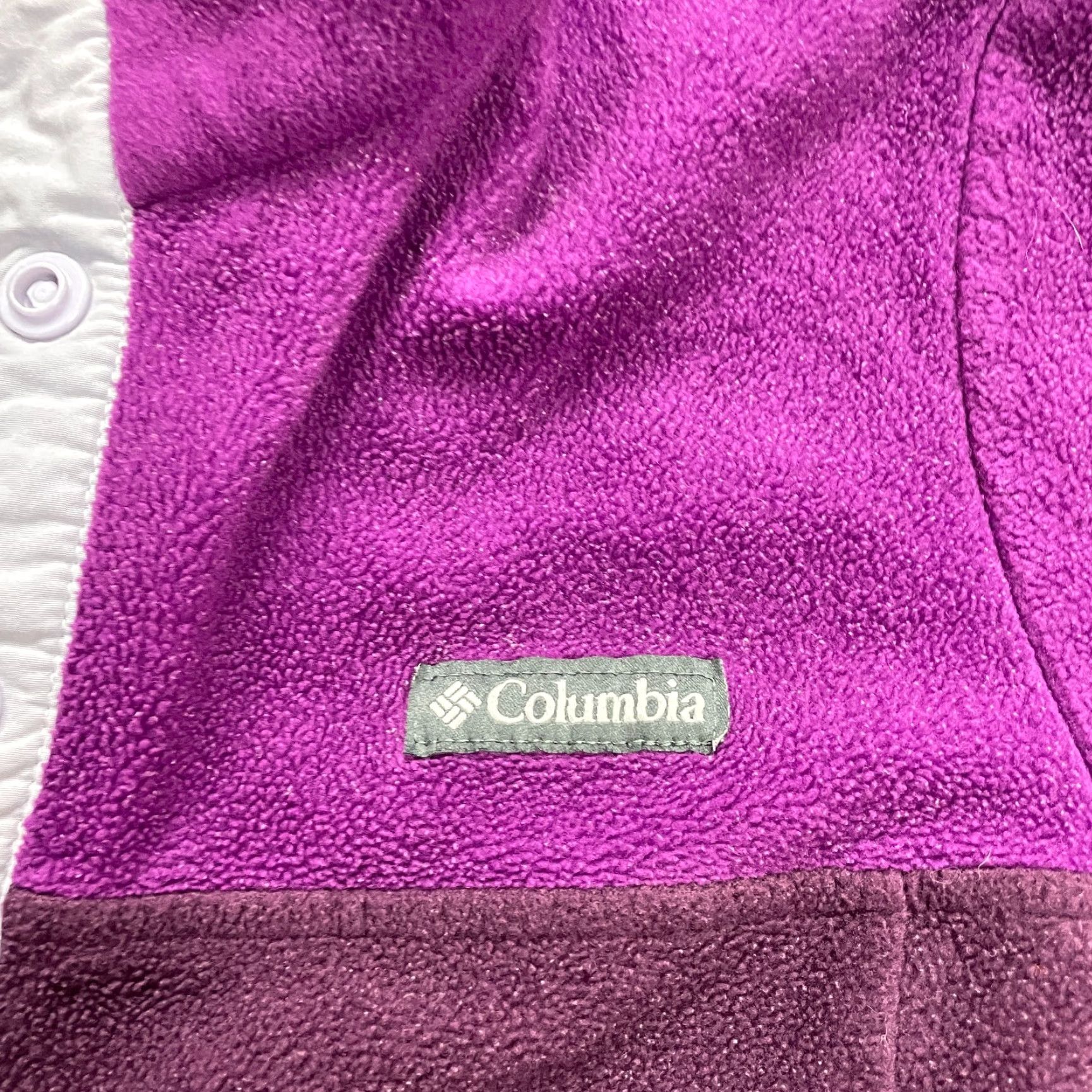 Vintage Columbia Benton Springs Fleece Jacket Women S Purple 1/4 Snap Button Outdoor Coat/ Jacket Regular Fit Size S / US 4 / IT 40 - 5 Thumbnail
