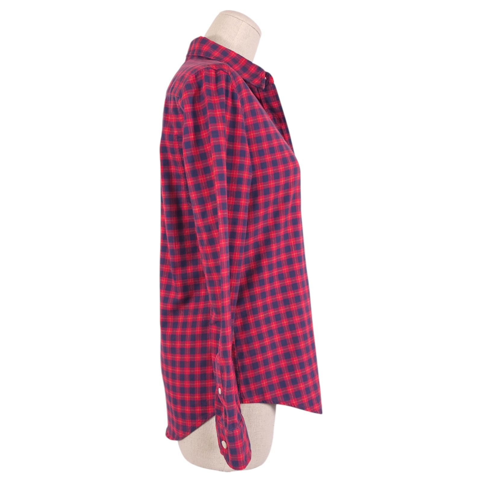 Taylor Stitch Taylor Stitch Women's Button Down Shirt Red Plaid XS Size XS / US 0-2 / IT 36-38 - 4 Thumbnail