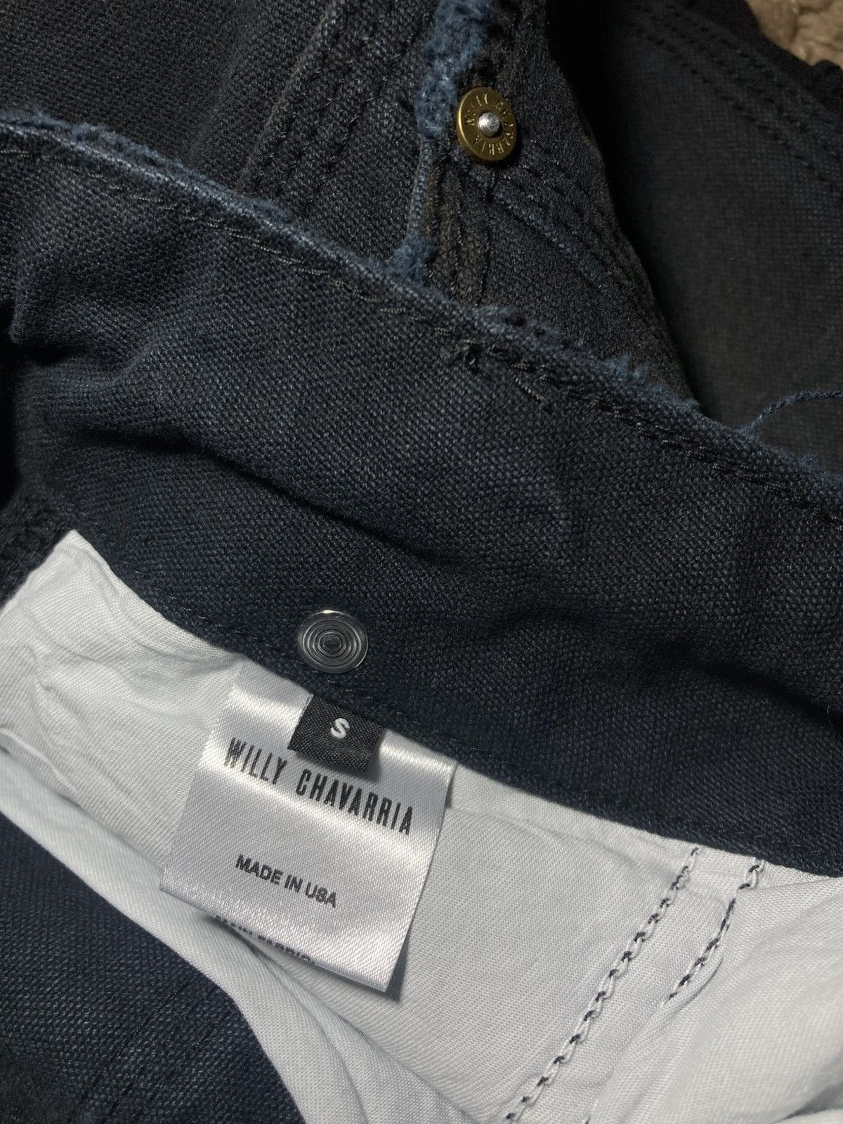 Willy Chavarria New AW25 Willy Chavarria XXL Toluca Denim Carpenter Baggy Size US 30 / EU 46 - 10 Thumbnail