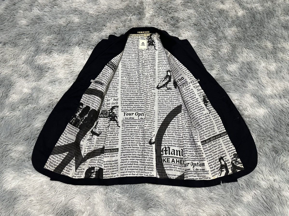 Japanese Brand 🔥Japanese Archived Mando Poem Blazer Like Yohji Yamamoto Size US M / EU 48-50 / 2 - 1 Thumbnail