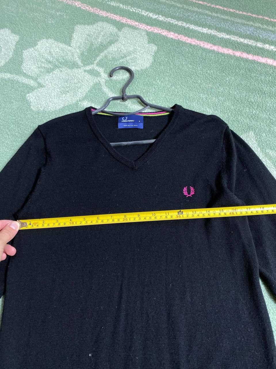 Fred Perry × Vintage Vintage Fred Perry Wool Sweatshirt Basic small Logo Rugby Size US S / EU 44-46 / 1 - 13 Thumbnail