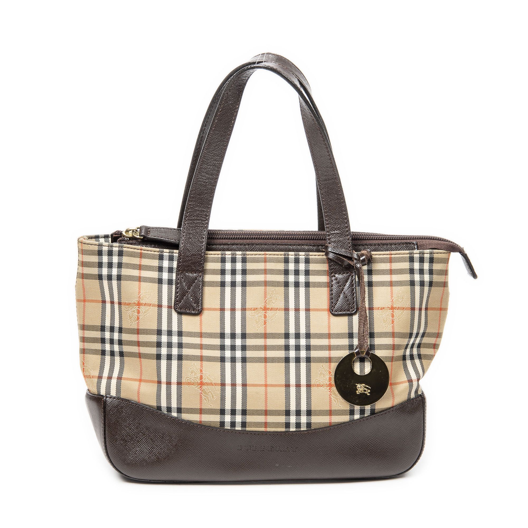 Burberry Small Zip Shopping Tote Size ONE SIZE - 1 Thumbnail