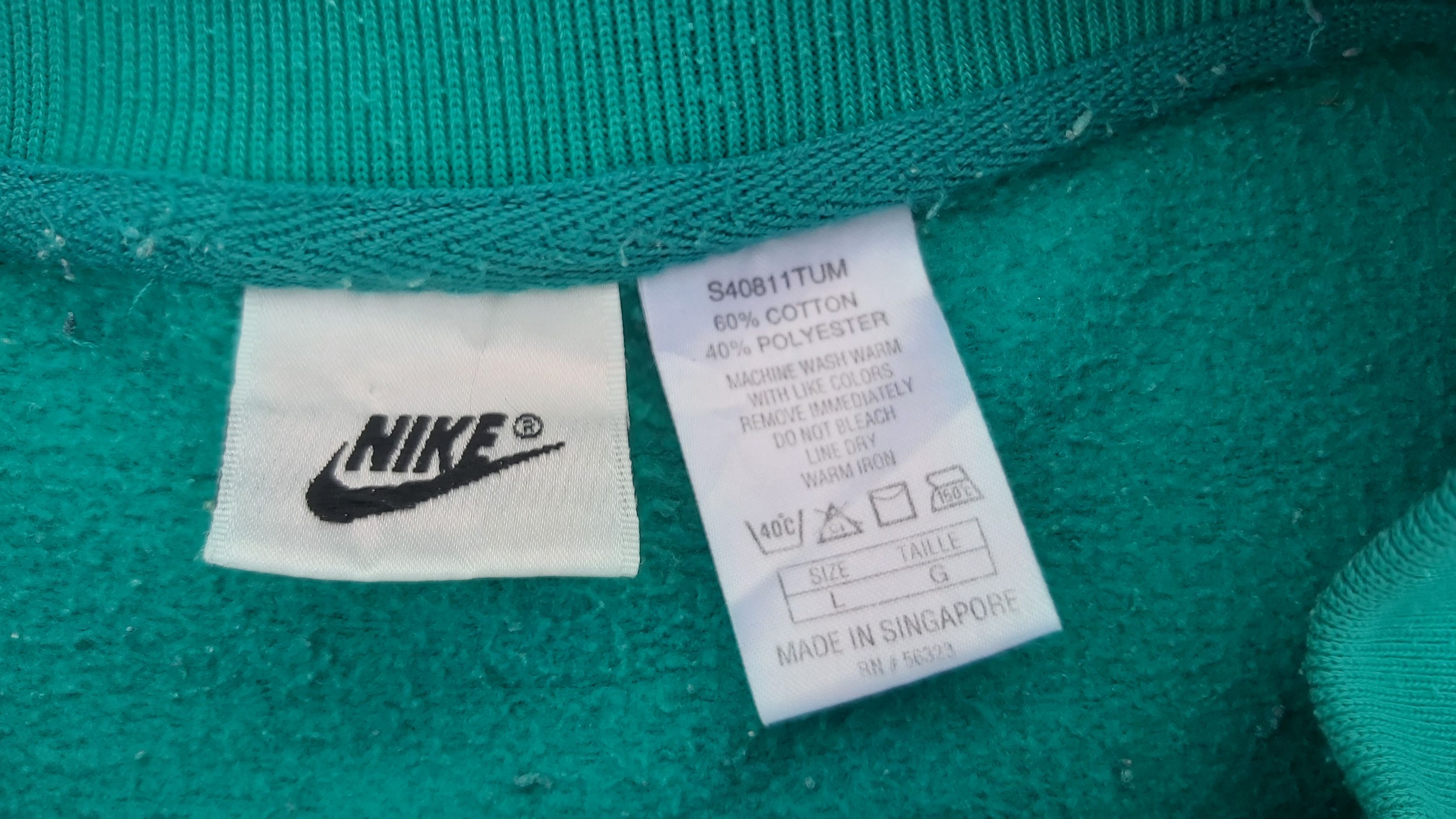 Nike × Vintage rare VTG 80s 90s Nike Sports Fitness Company L/G Size US L / EU 52-54 / 3 - 9 Thumbnail