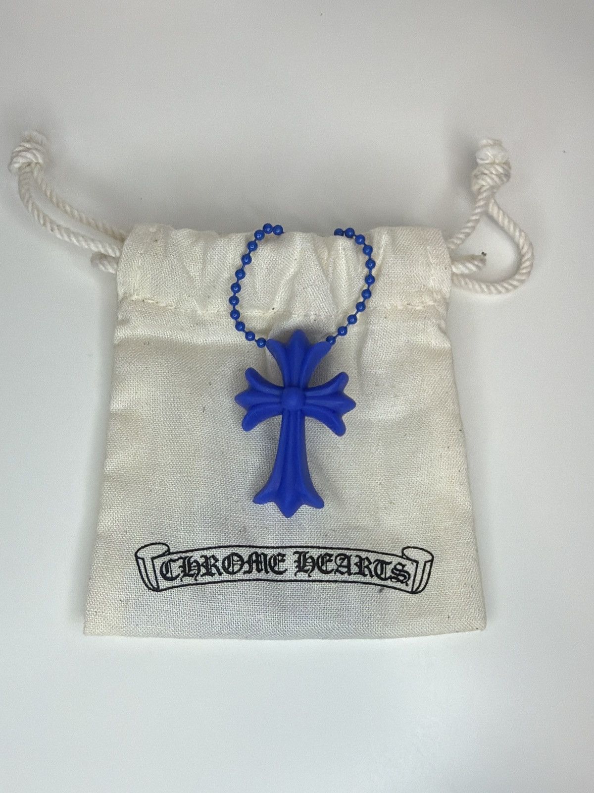 Chrome Hearts Chrome Hearts Blue Silicone Cross Size ONE SIZE - 1 Thumbnail