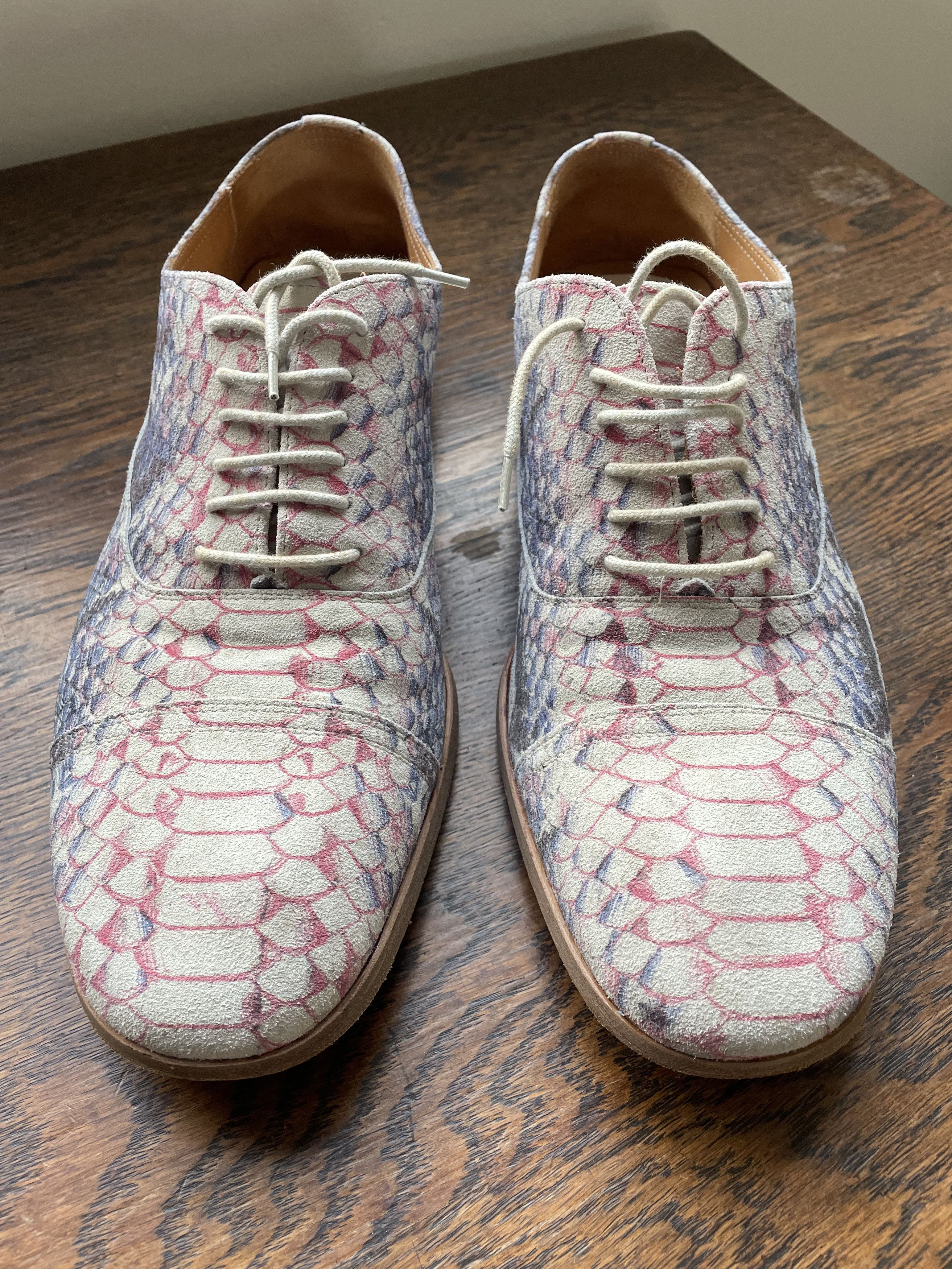 Maison Margiela Maison Martin Margiela Python Suede Slip-Ons (2008 Archive) Size US 10 / EU 43 - 6 Thumbnail