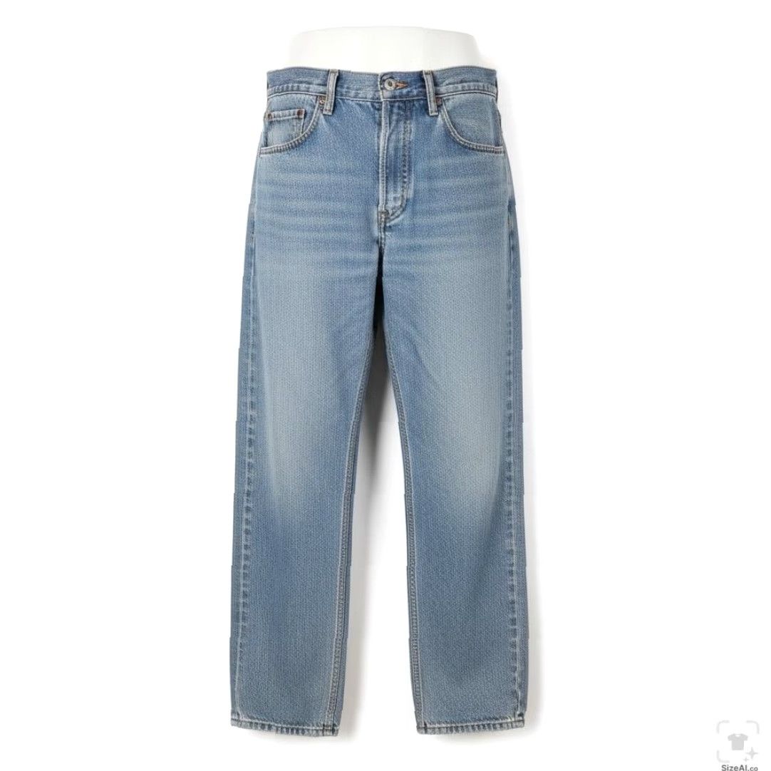 Levi's Vintage Levi's 550 Jeans Mens 32x33 Light Blue Denim Relaxed Tapered 5-Pocket Logo Zip Fly USA 90s Style Mens Size US 32 / EU 48 - 2 Thumbnail
