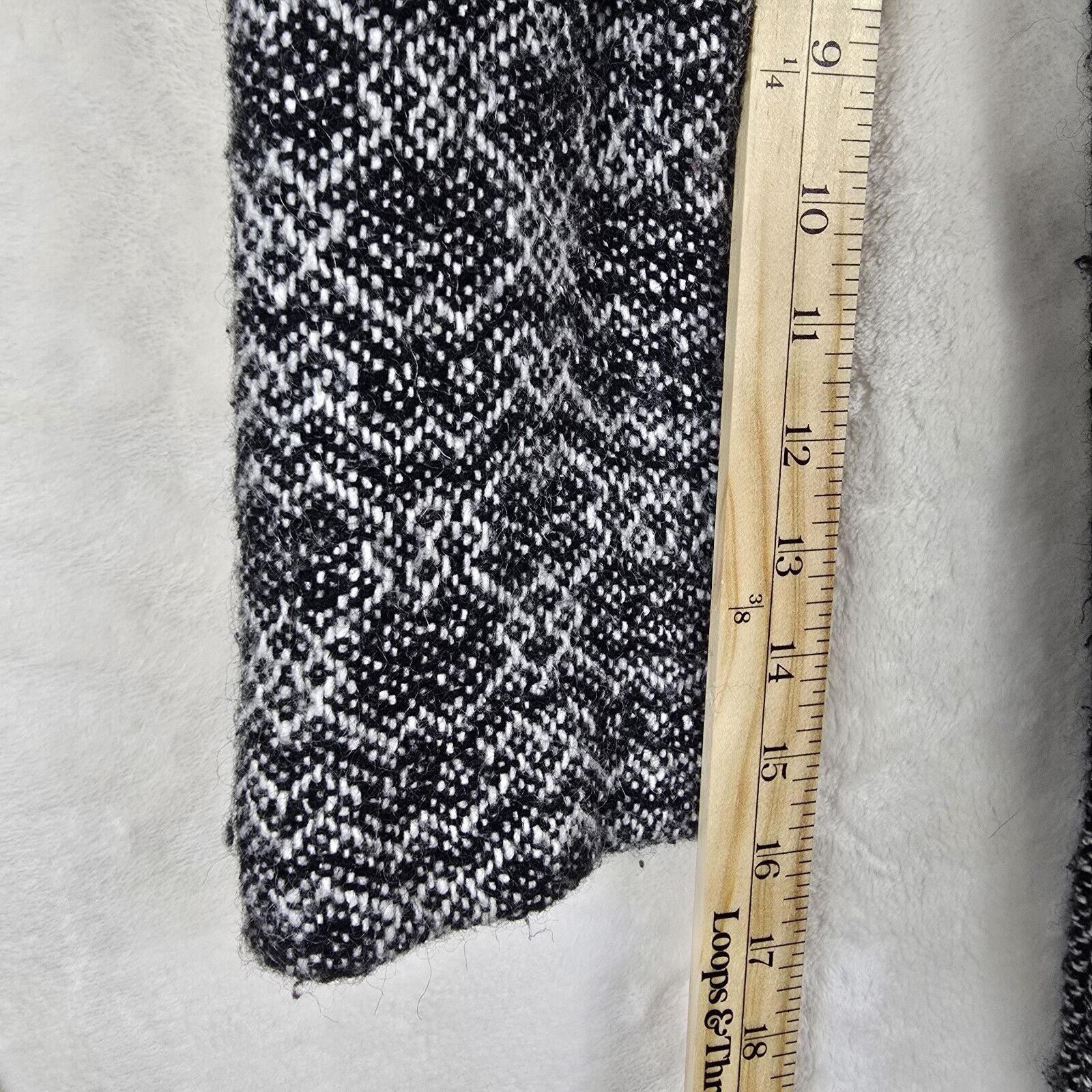 Guess Vintage GUESS Wool Blend Tweed Double-Breasted Pea Coat L Size L / US 10 / IT 46 - 16 Thumbnail