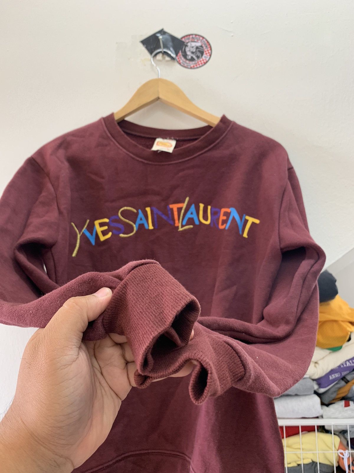 Vintage × Yves Saint Laurent size S: Vintage YS L x chupa chups sweatshirt university Size US XS / EU 42 / 0 - 5 Thumbnail