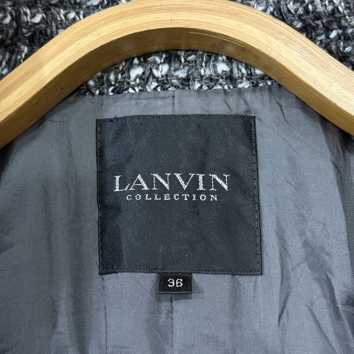 Lanvin Vintage Lanvin Collection Double Collar Wool Jacket Size S / US 4 / IT 40 - 21 Thumbnail