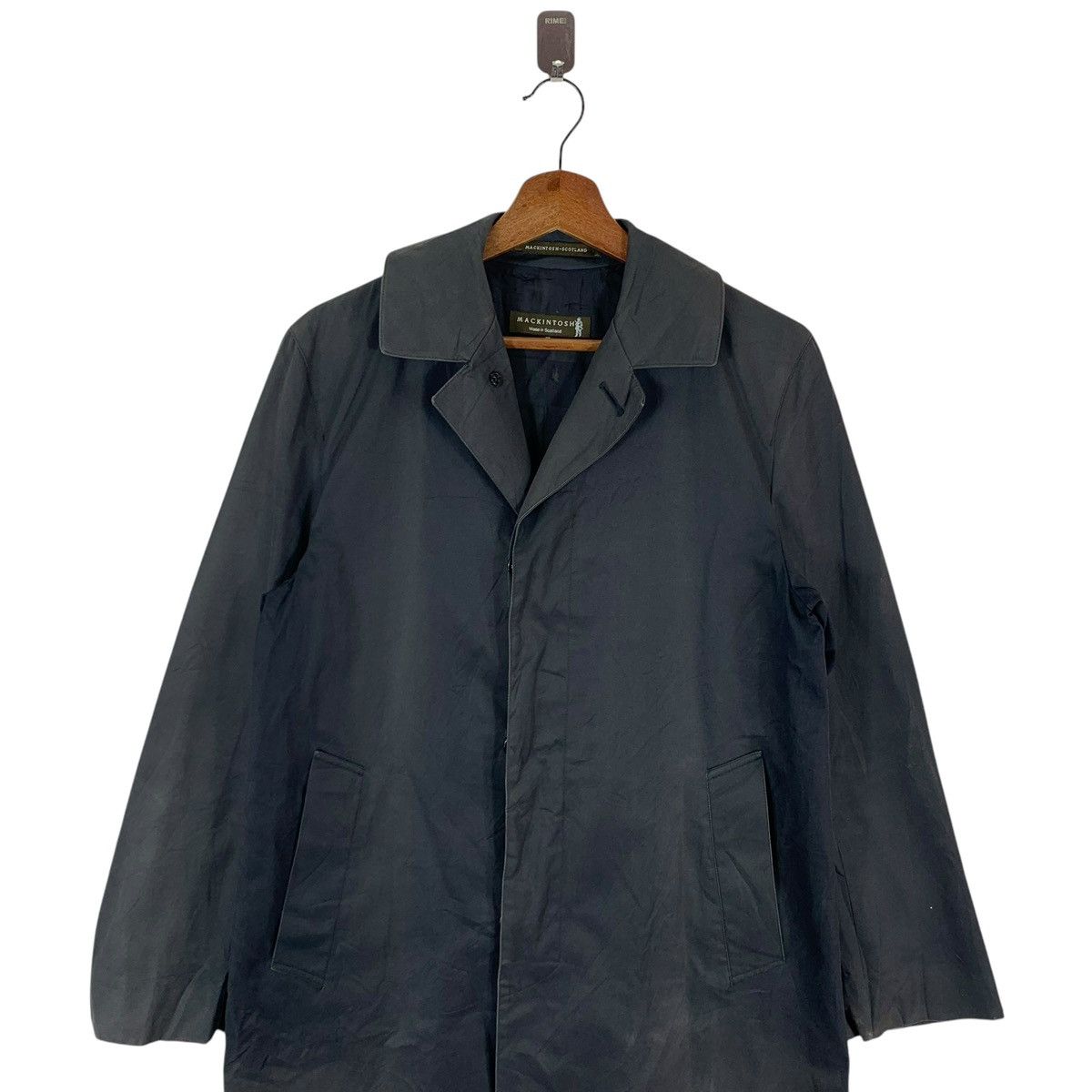 VINTAGE MACKINTOSH SCOTLAND OVERCOAT JACKET FADED