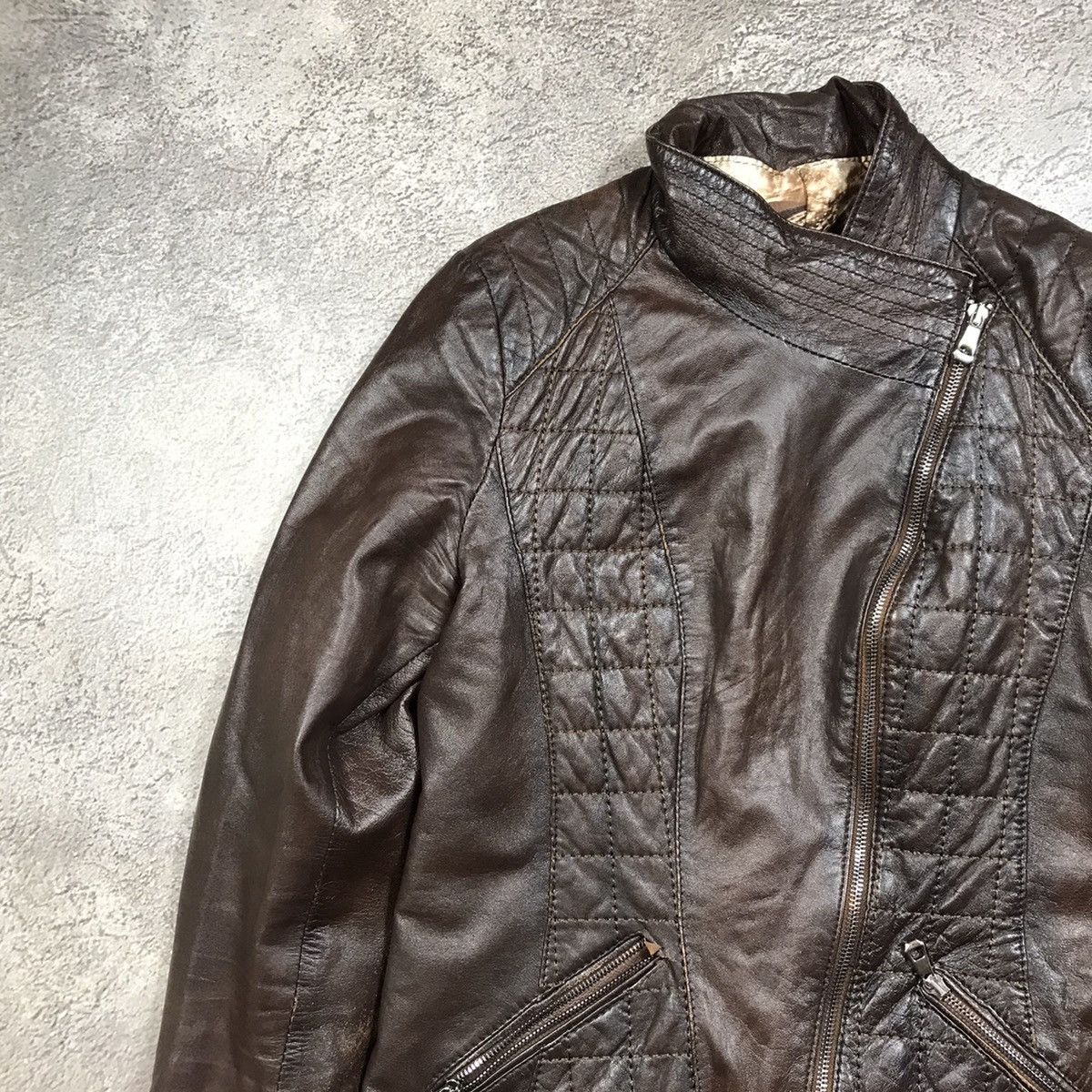 Vintage Vintage 90s Quilted Black Jacket Y2K Streetwear Distressed M Size M / US 6-8 / IT 42-44 - 3 Thumbnail