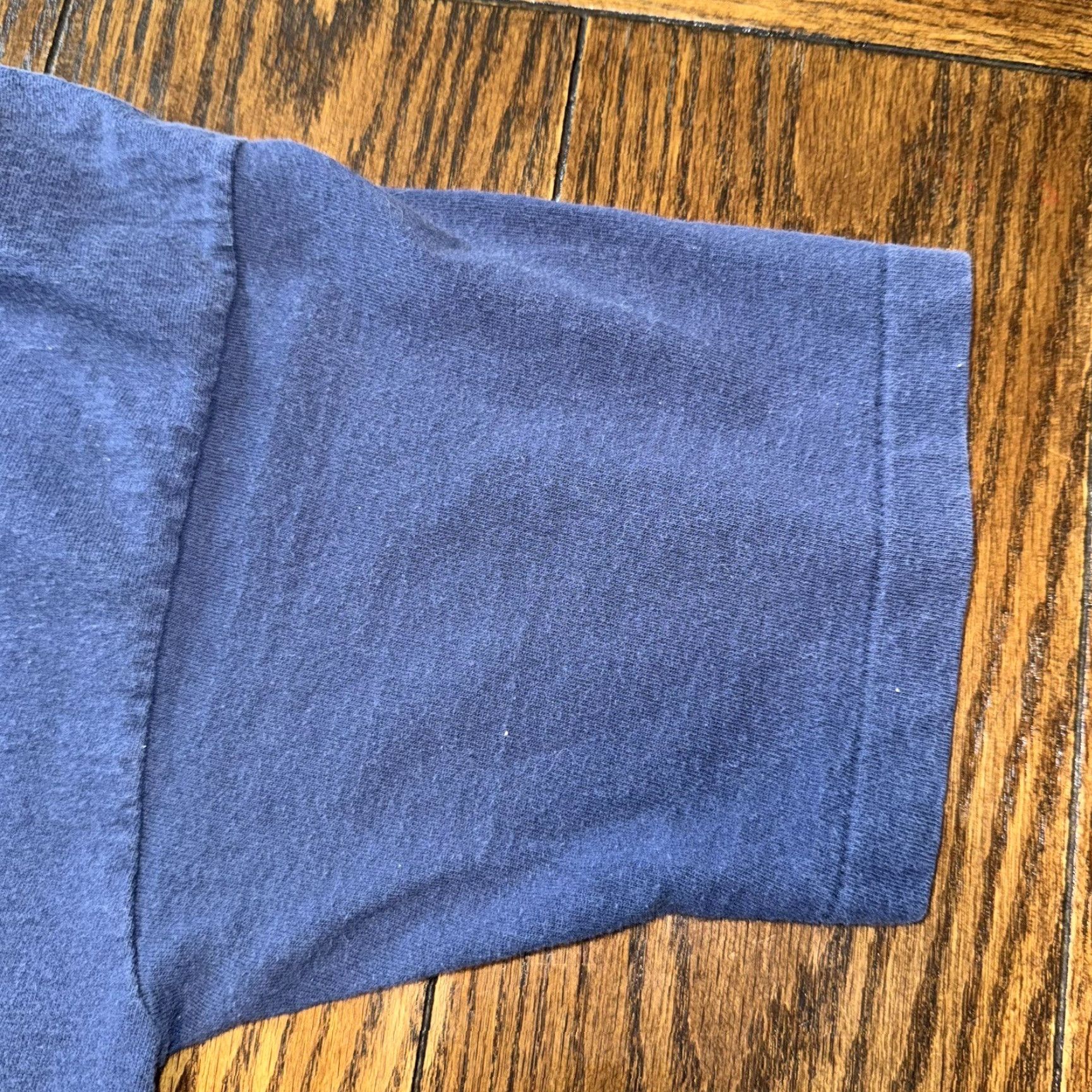 Vintage VINTAGE Texas A&M T Shirt 90s Single Stitch Blue Fruit Of The Loom Large USA Shirt Graphic Tee Unisex Adults Mens Size US L / EU 52-54 / 3 - 4 Thumbnail