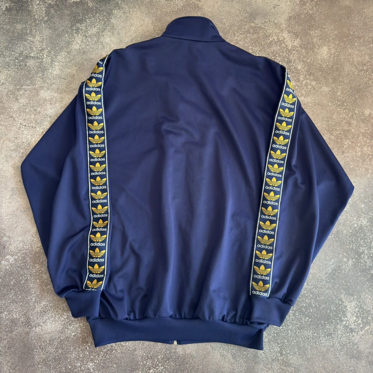 Adidas 90s Adidas Vintage Retro Zip Track Jacket Size US L / EU 52-54 / 3 - 2 Thumbnail