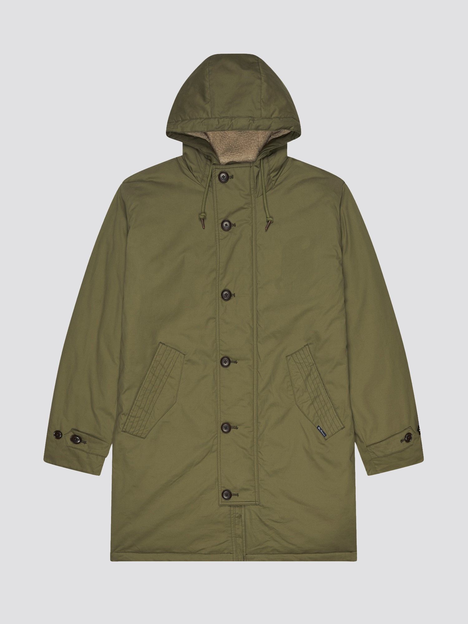 Ben Sherman Ben Sherman N3B Green Hemp Military Hemp Parka Jacket Size US XL / EU 56 / 4 - 1 Thumbnail