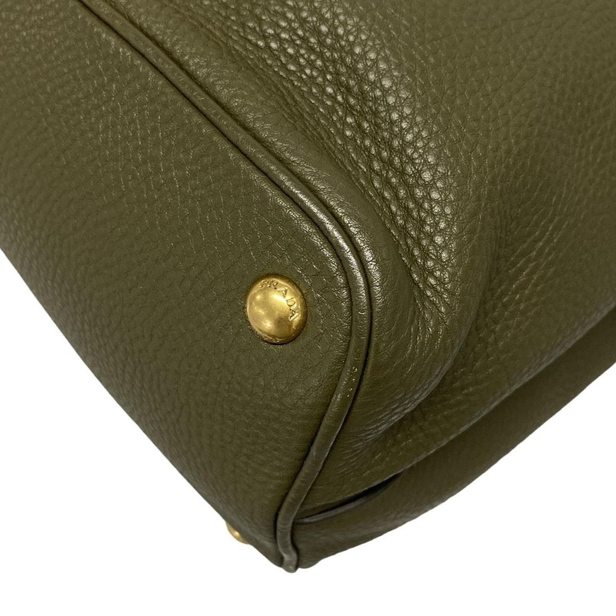 Prada PRADA Logo Handbag BN2794 Militare (Khaki) Size ONE SIZE - 9 Thumbnail