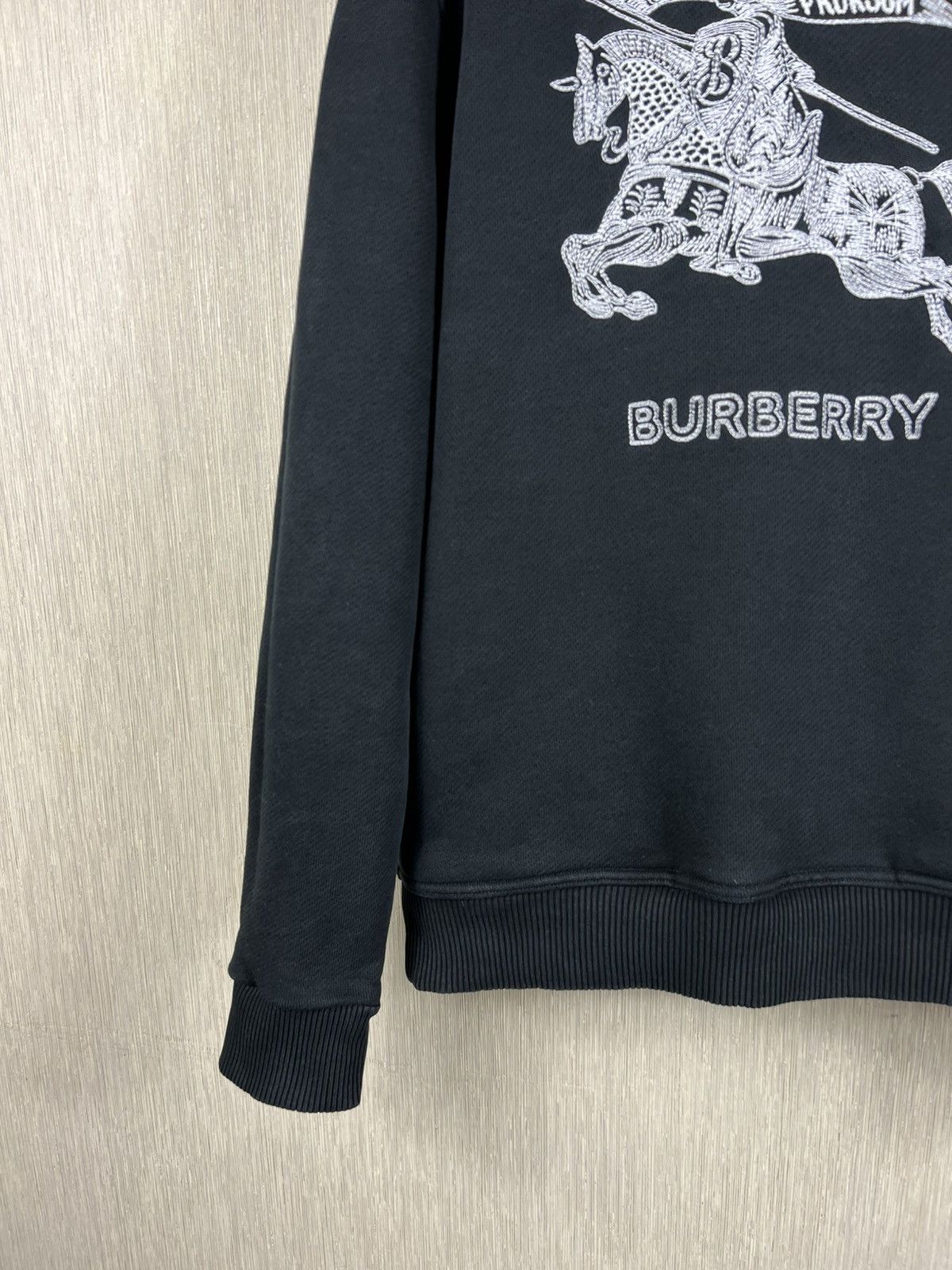 Burberry London big logo knight prorsum embroidered hoodie