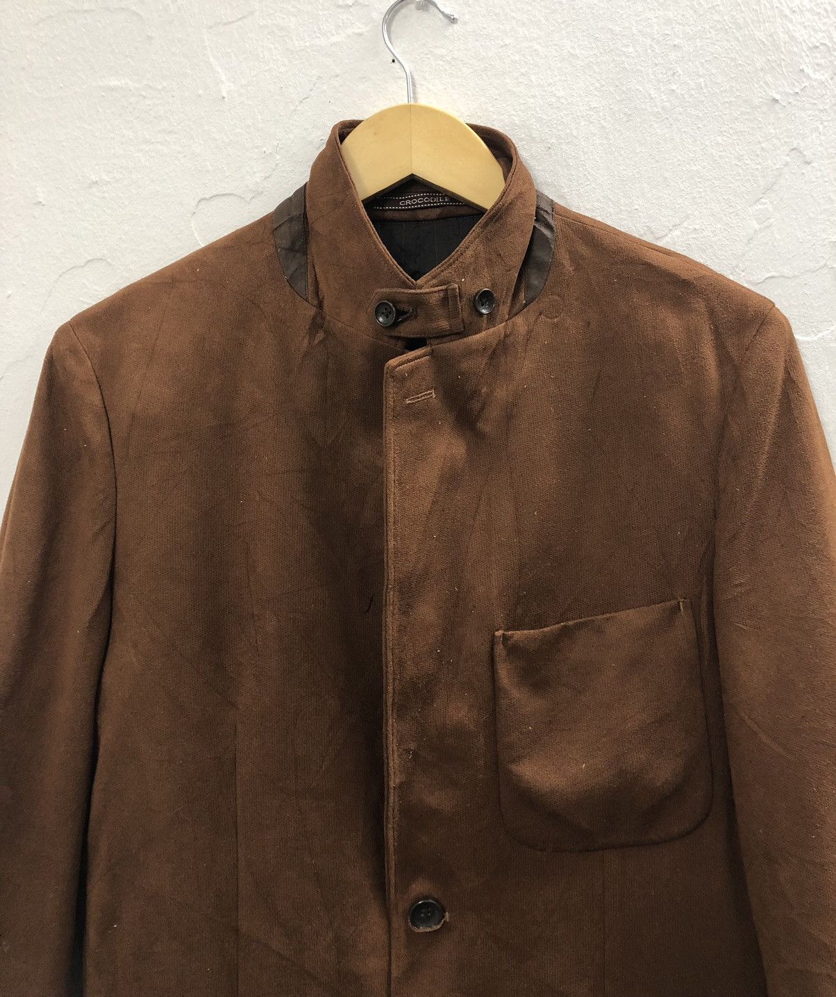 Japanese Brand × Vintage Vintage Crocodile Blazer Coat Jacket Size 40S - 7 Thumbnail