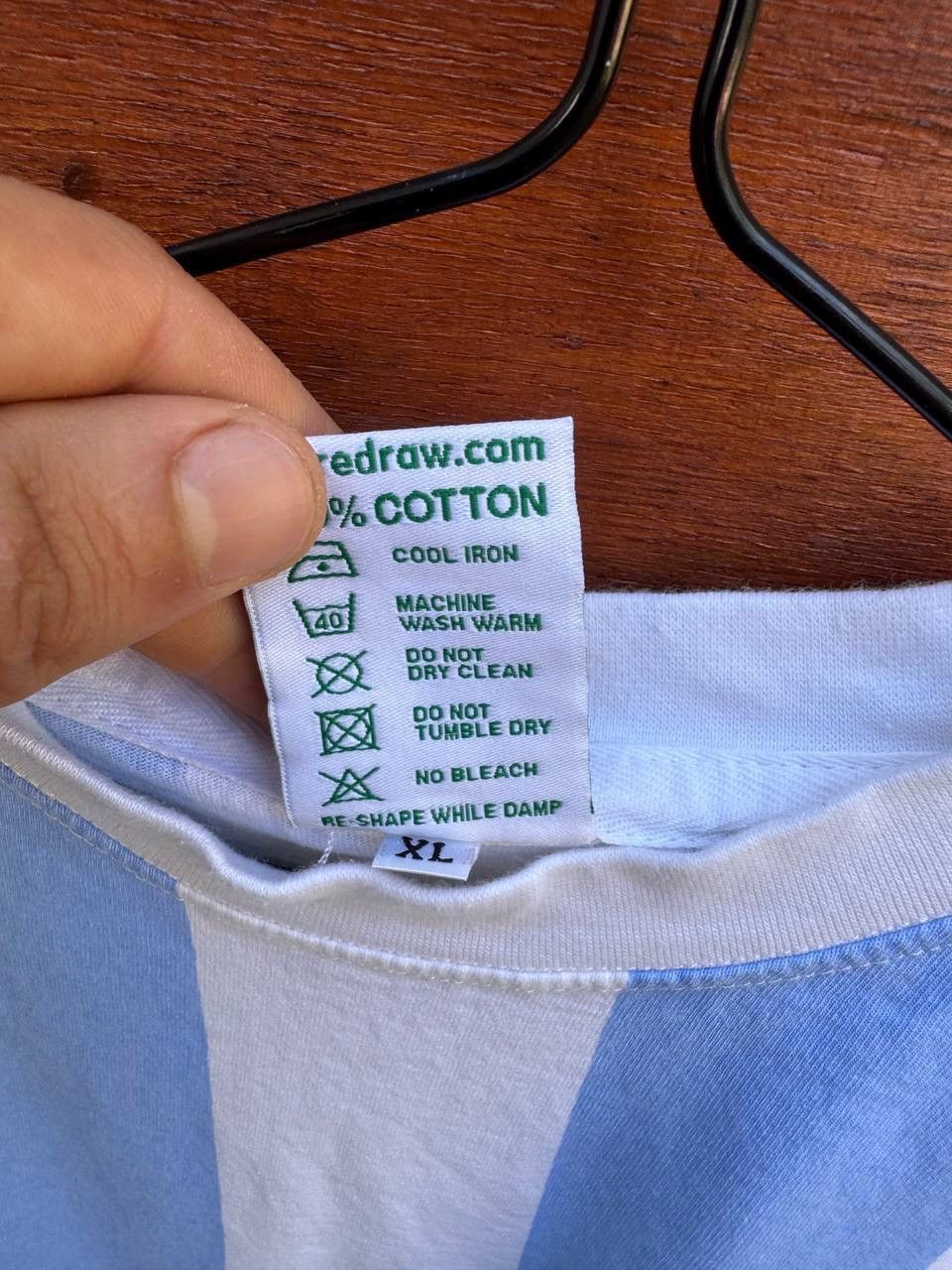 Vintage Argentina National Team 1986 Score Draw Replica Jersey Size US XL / EU 56 / 4 - 4 Thumbnail