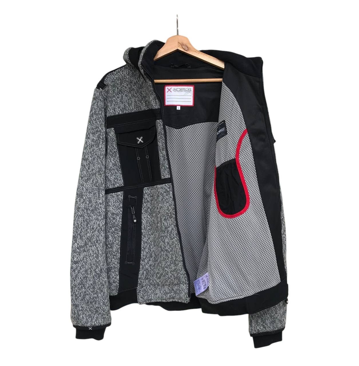 Arc'teryx × Japanese Brand × Patagonia MONTURA REMIX BIKER KNIT JACKET OUTDOOR JUMPER HOODIE Size US L / EU 52-54 / 3 - 1 Thumbnail