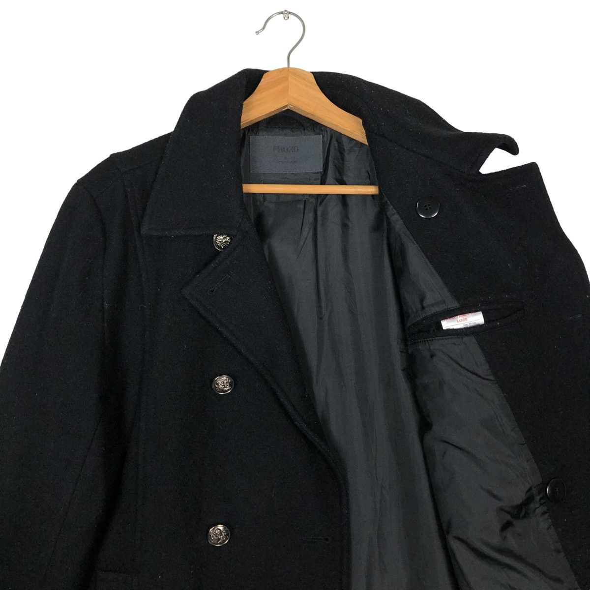 Japanese Brand 🔥Double Breast Wool Biker Jacket Phono Japan Made Size US M / EU 48-50 / 2 - 12 Thumbnail