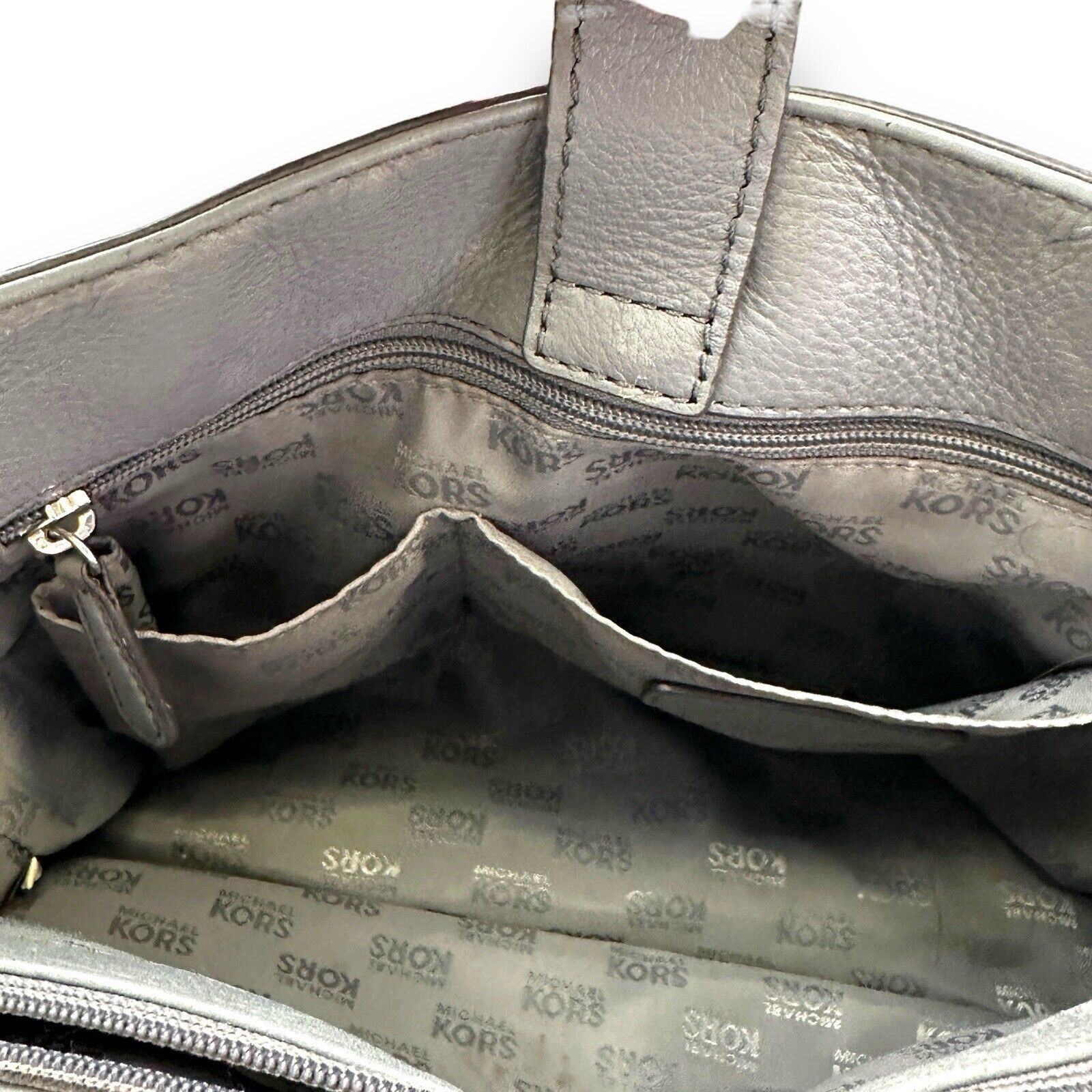 Michael Kors Michael Kors Hamilton Satchel Tote Shoulder Strap Gray 1981 Size ONE SIZE - 15 Thumbnail