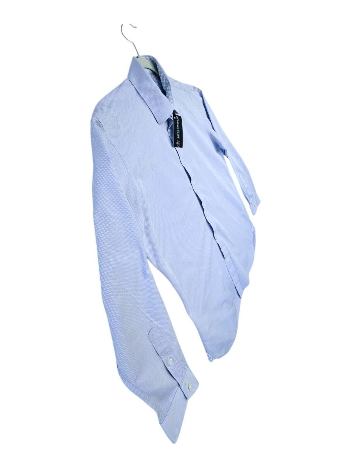 Ted Baker Ted Baker Shirt Men's UK Size L Blue Endurance Long Sleeve Size 42R - 4 Thumbnail