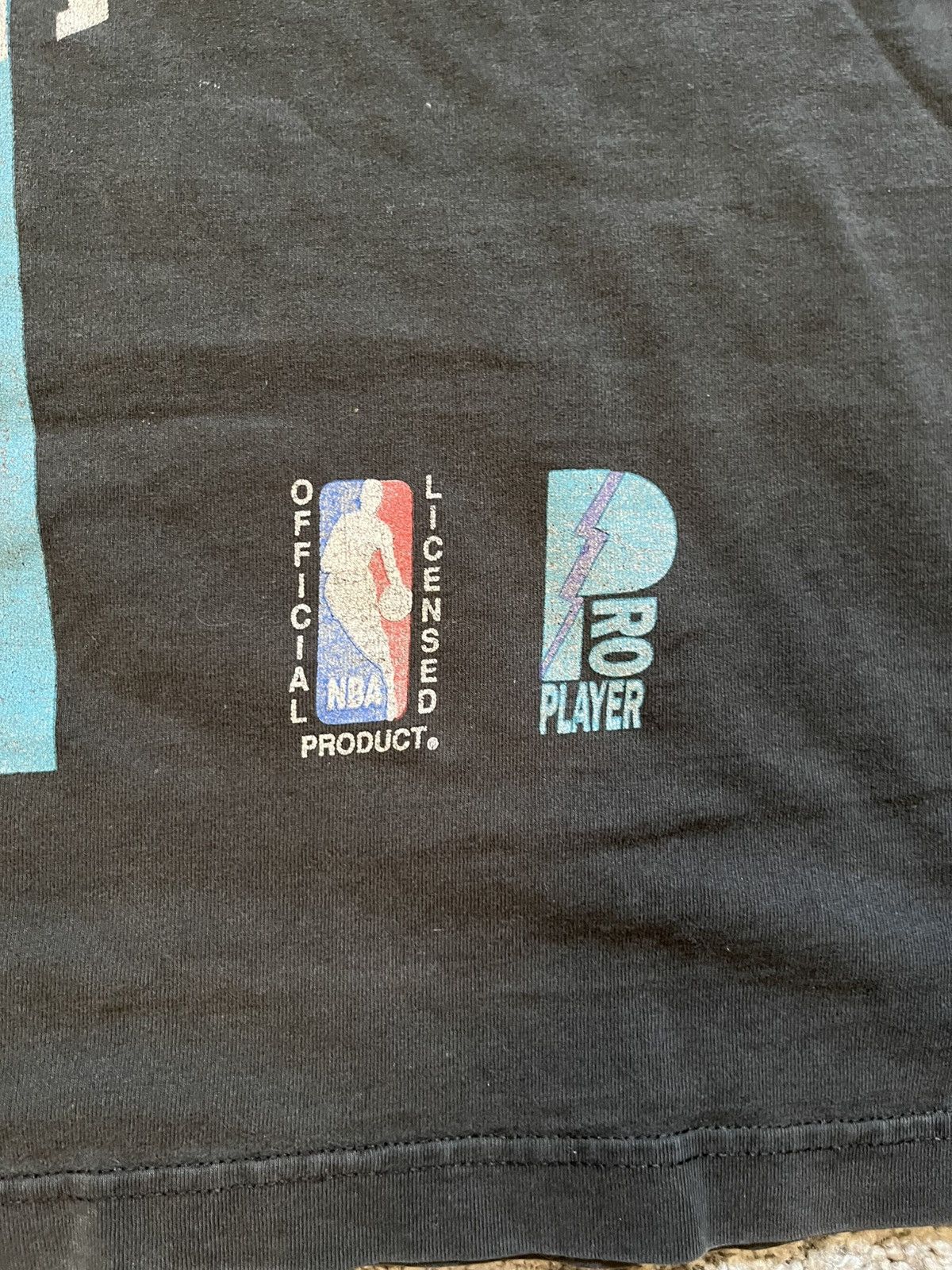 NBA × Vintage Vintage Pro Player Charlotte hornets t shirt faded Size US XL / EU 56 / 4 - 2 Thumbnail