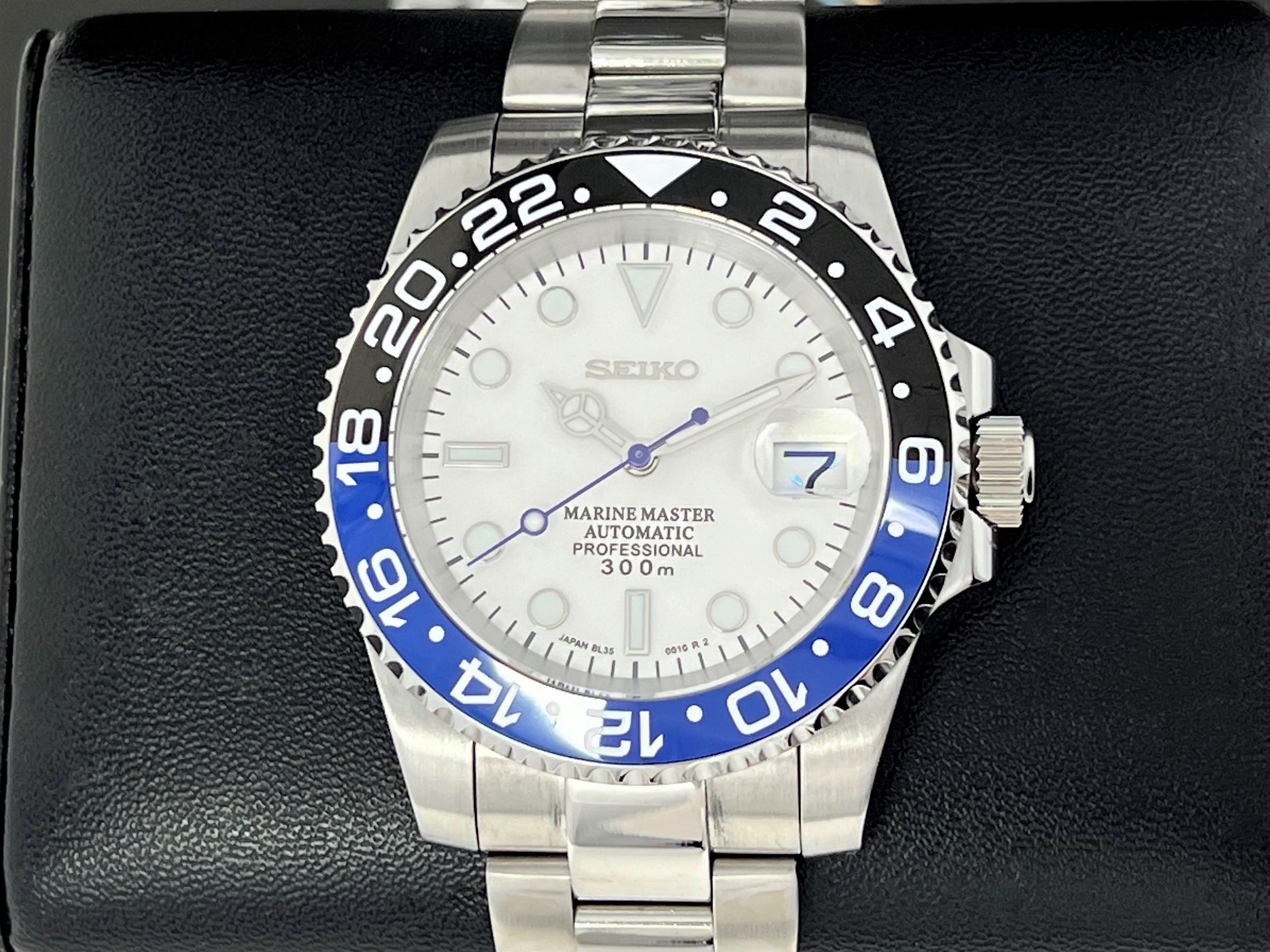 Custom Rare White Batman Stainless Steel - Automatic - Seiko Mod | Grailed