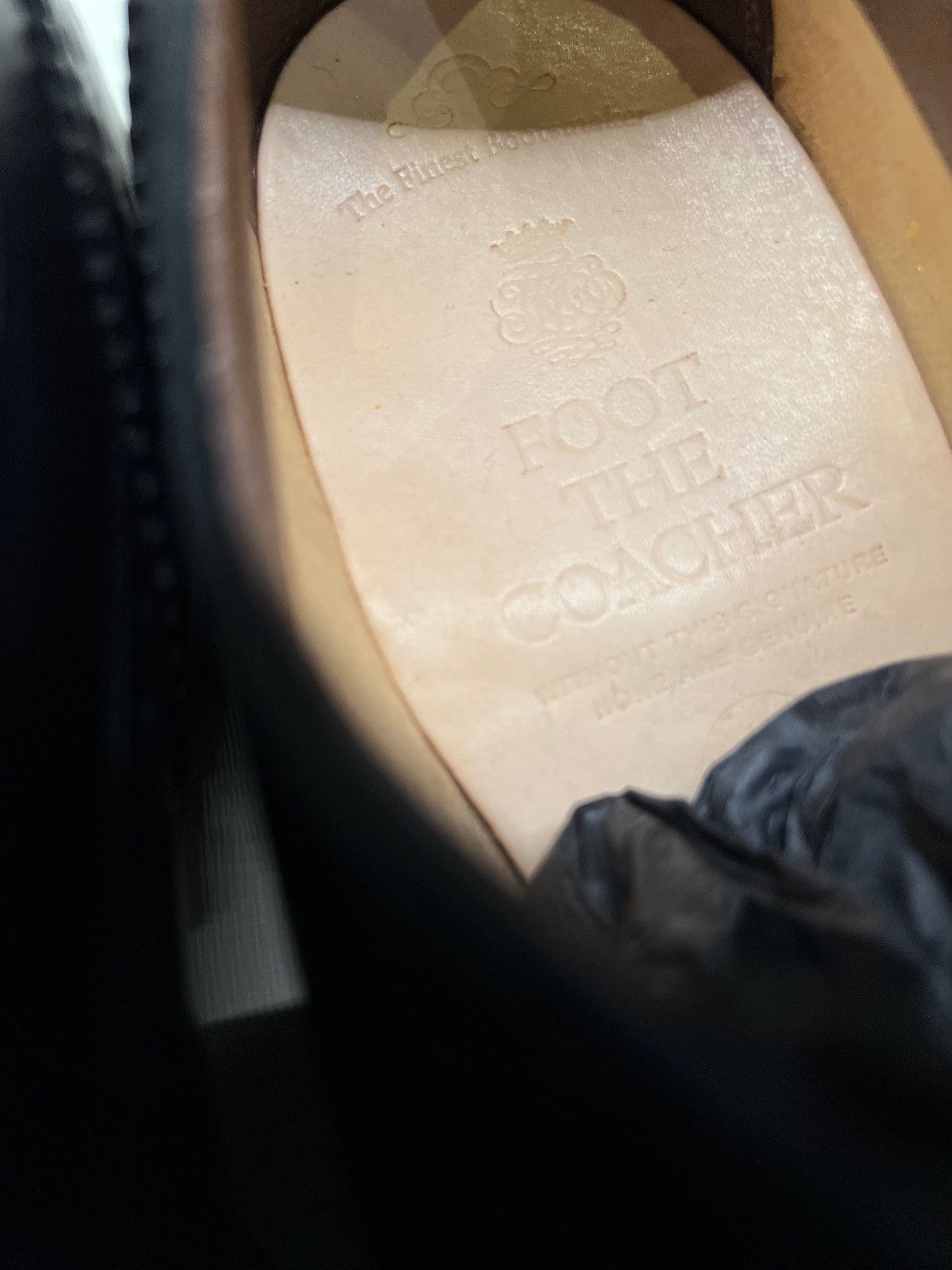 foot the coacher Foot the Coacher Mendell Black Oxford Brogues Size US 8 / EU 41 - 7 Thumbnail