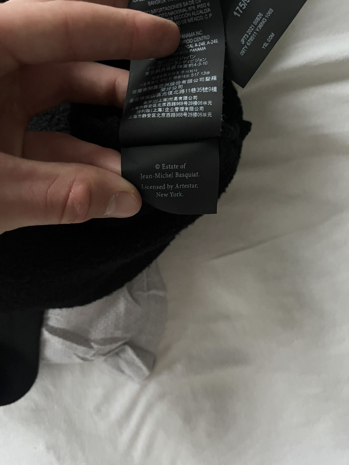 Saint Laurent Paris Saint Laurent Paris Michael Basquit Hoodie Size US XL / EU 56 / 4 - 7 Thumbnail