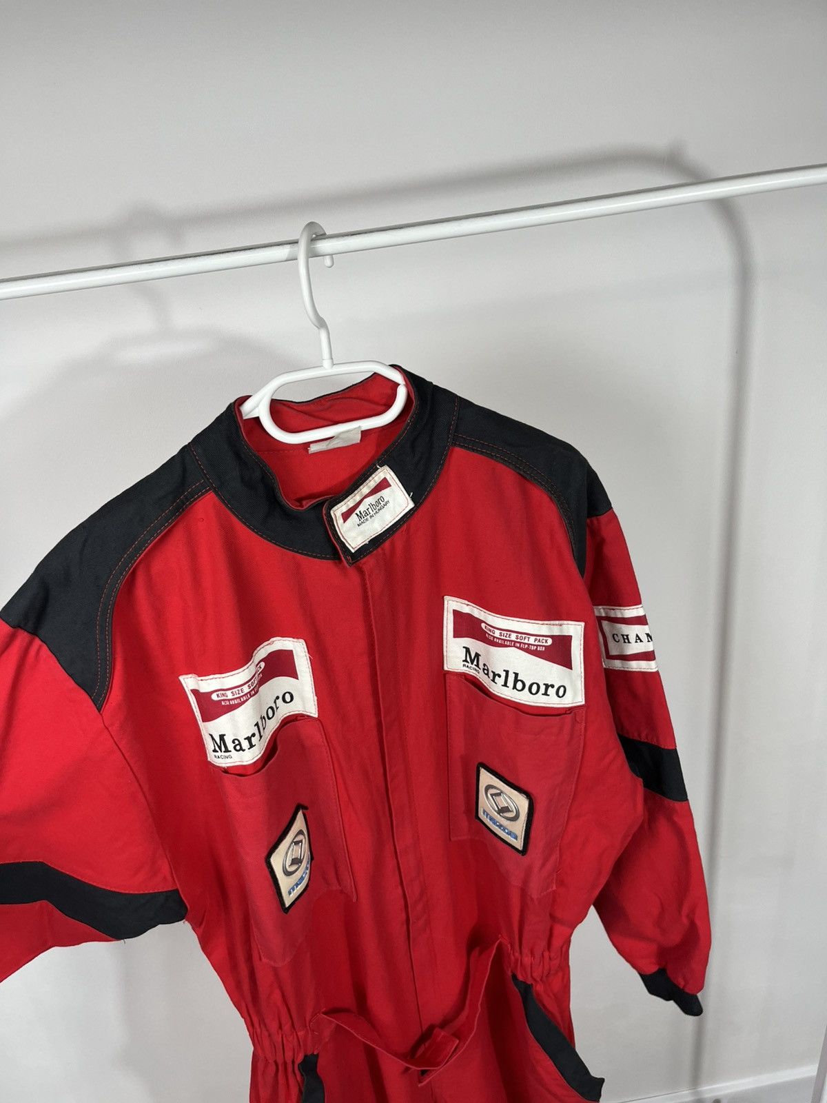 Marlboro Vintage Marlboro Racing Suit Coveralls Red Mazda Workwear Size US L / EU 52-54 / 3 - 14 Thumbnail