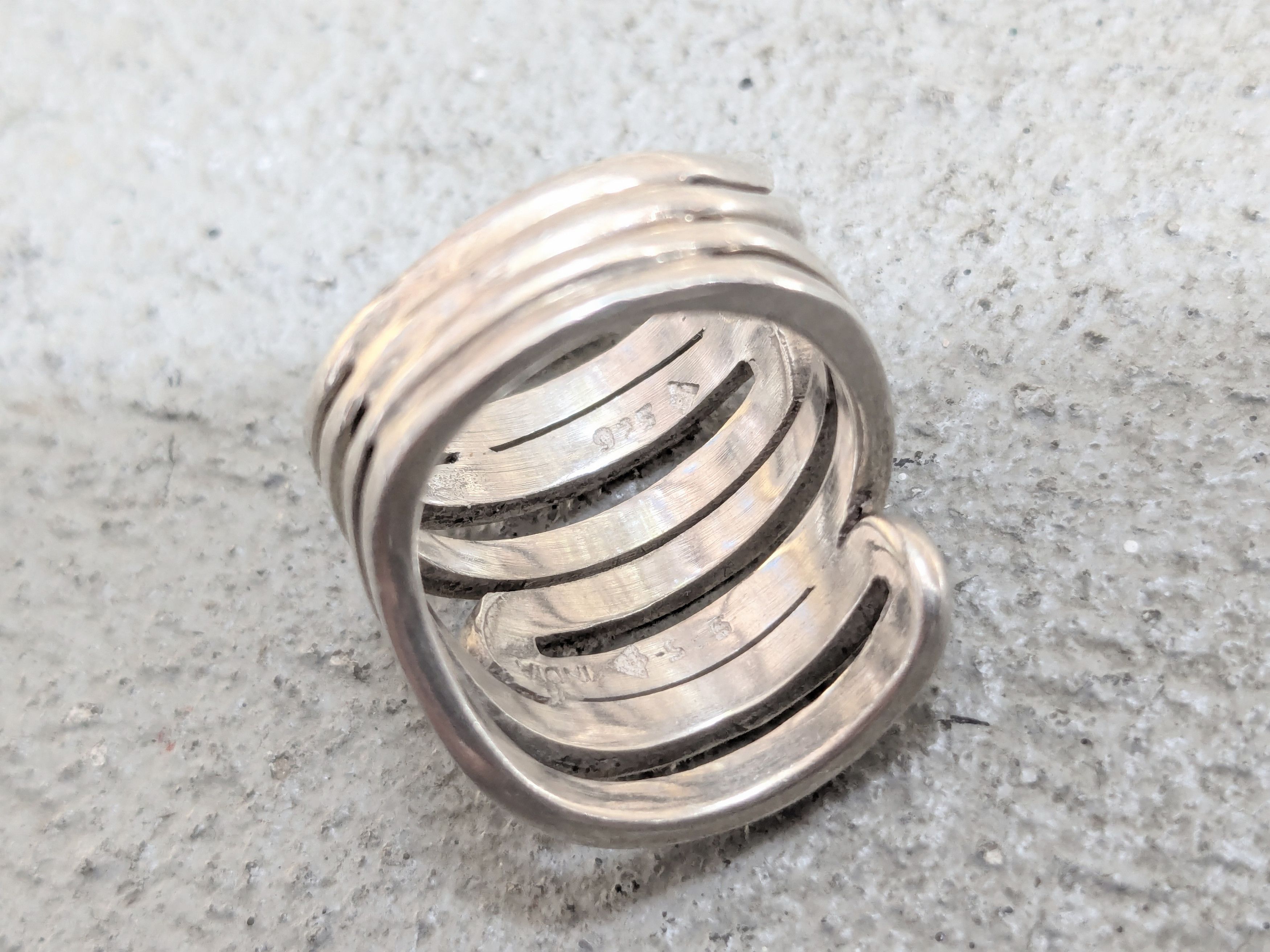 Jewelry × Sterling Silver Silpada Sterling Silver Maze Ring 7 Abstract Modern Avant Size ONE SIZE - 7 Thumbnail
