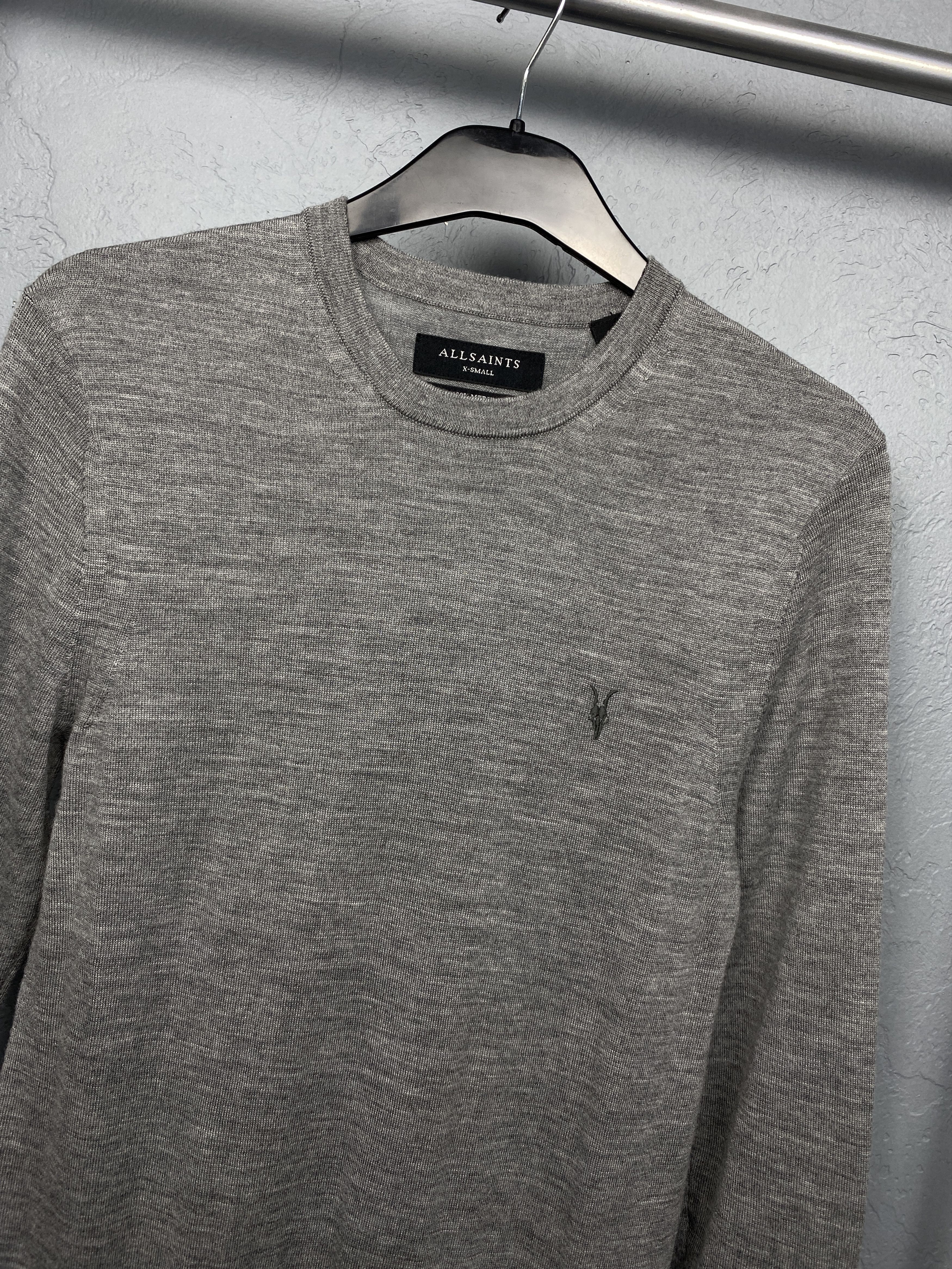 Allsaints AllSaints Mens Mode Merino Wool Sweater Size US XS / EU 42 / 0 - 2 Thumbnail