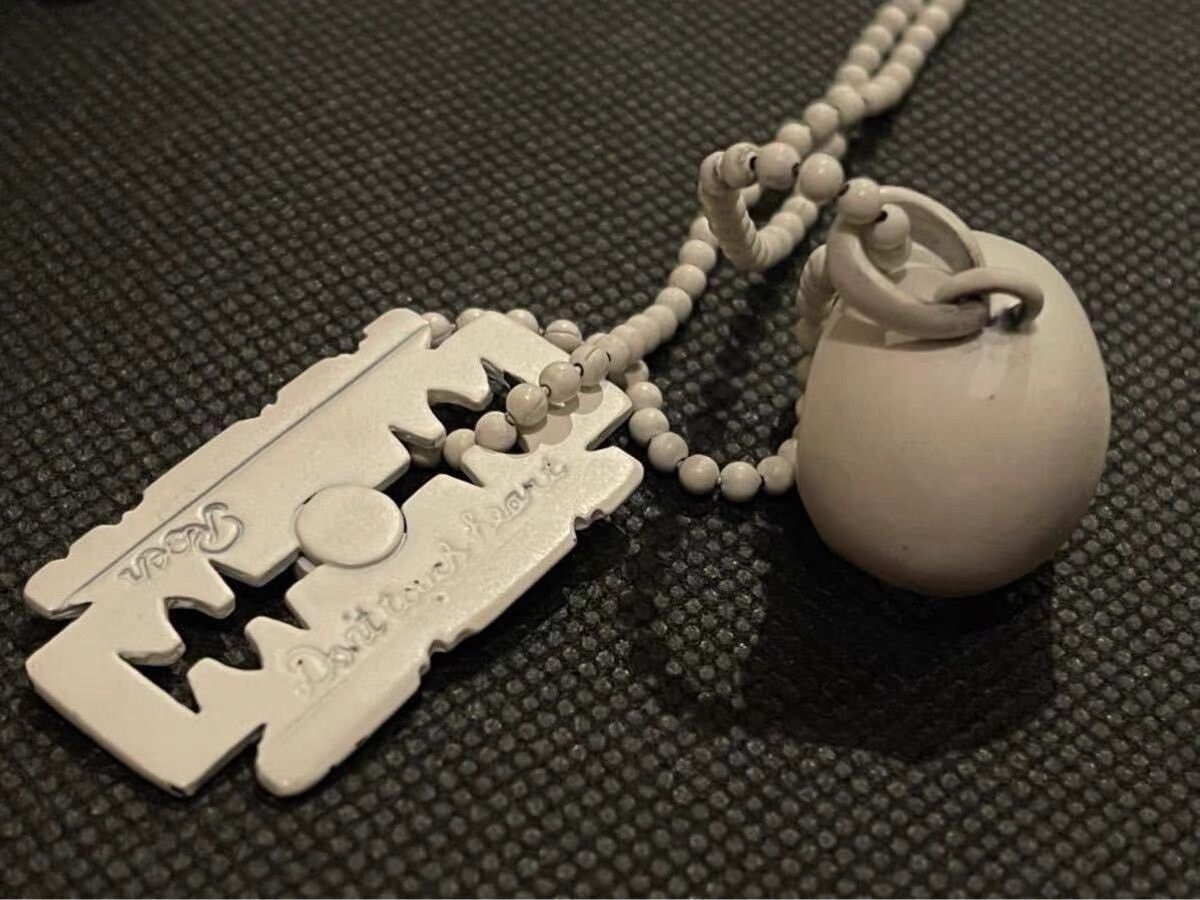 Roen Roen Sterling Silver Skull Blade Necklace Set K11 Size ONE SIZE - 5 Thumbnail