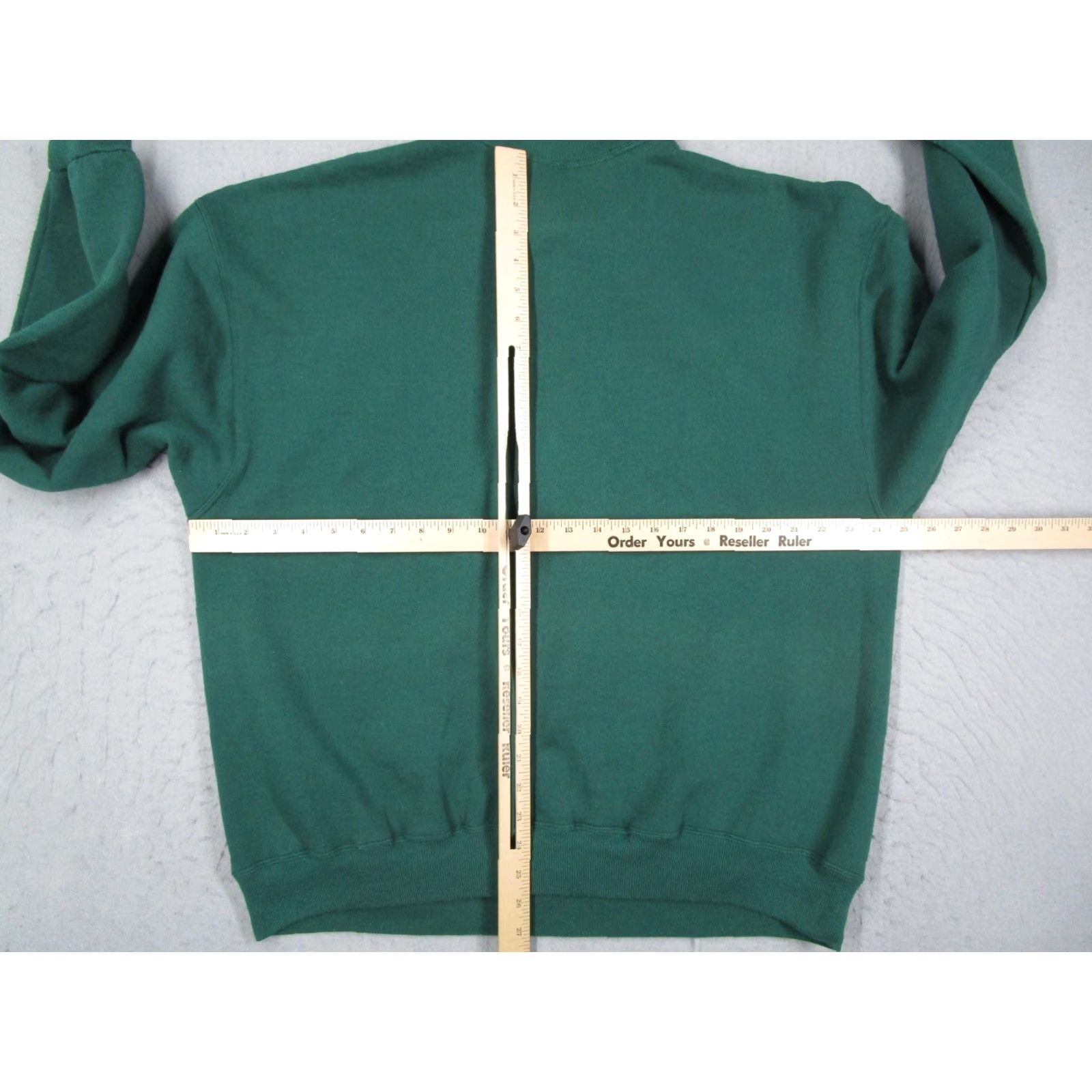 Vintage VINTAGE Real American Sweatshirt Men 2XL Collared Green Graphic Print Mono Village 90s Mens Size US XXL / EU 58 / 5 - 6 Thumbnail