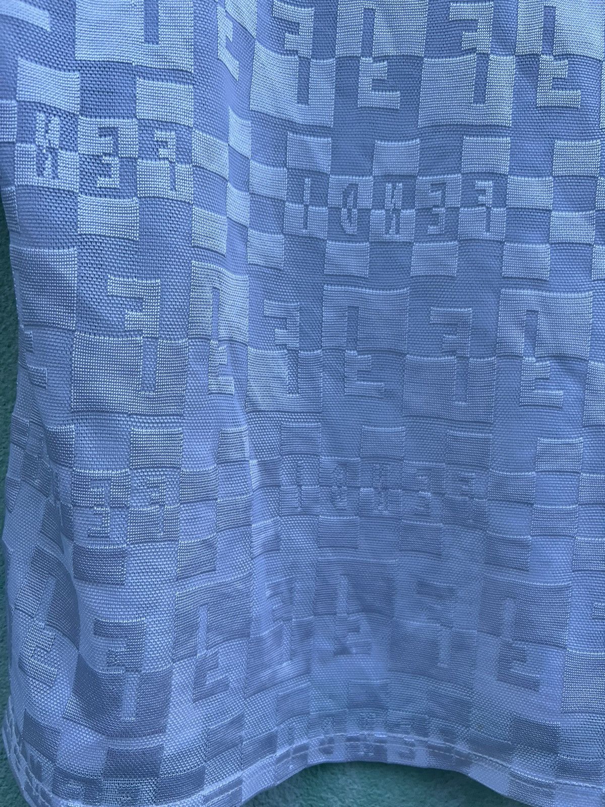 Fendi VINTAGE FENDI JEANS Monogram Checkerboard Spellout T-Shirt Size M / US 6-8 / IT 42-44 - 13 Thumbnail