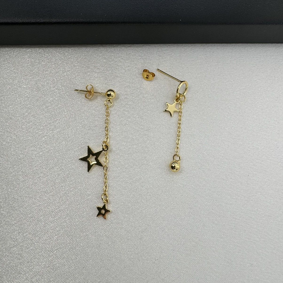 Other Asymmetry Star Pentagram Dangle Drop Earrings for Women Size ONE SIZE - 3 Thumbnail