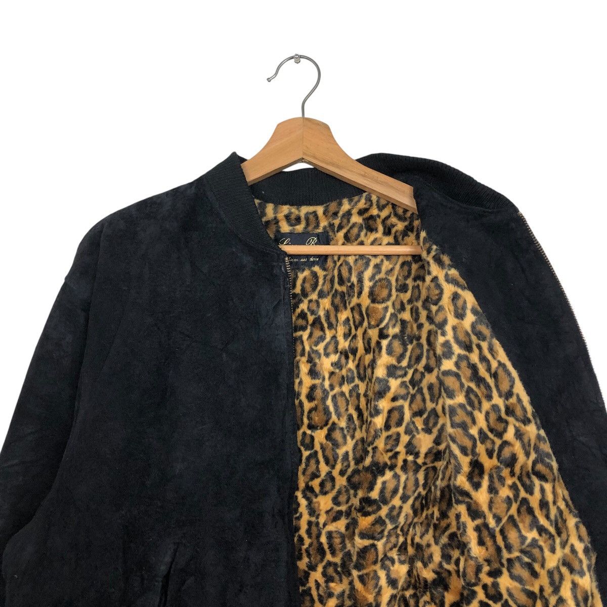 Japanese Brand 📌Vintage Suede Bomber Jacket Mink Fur Blanket Issey Miyake Size US M / EU 48-50 / 2 - 13 Thumbnail