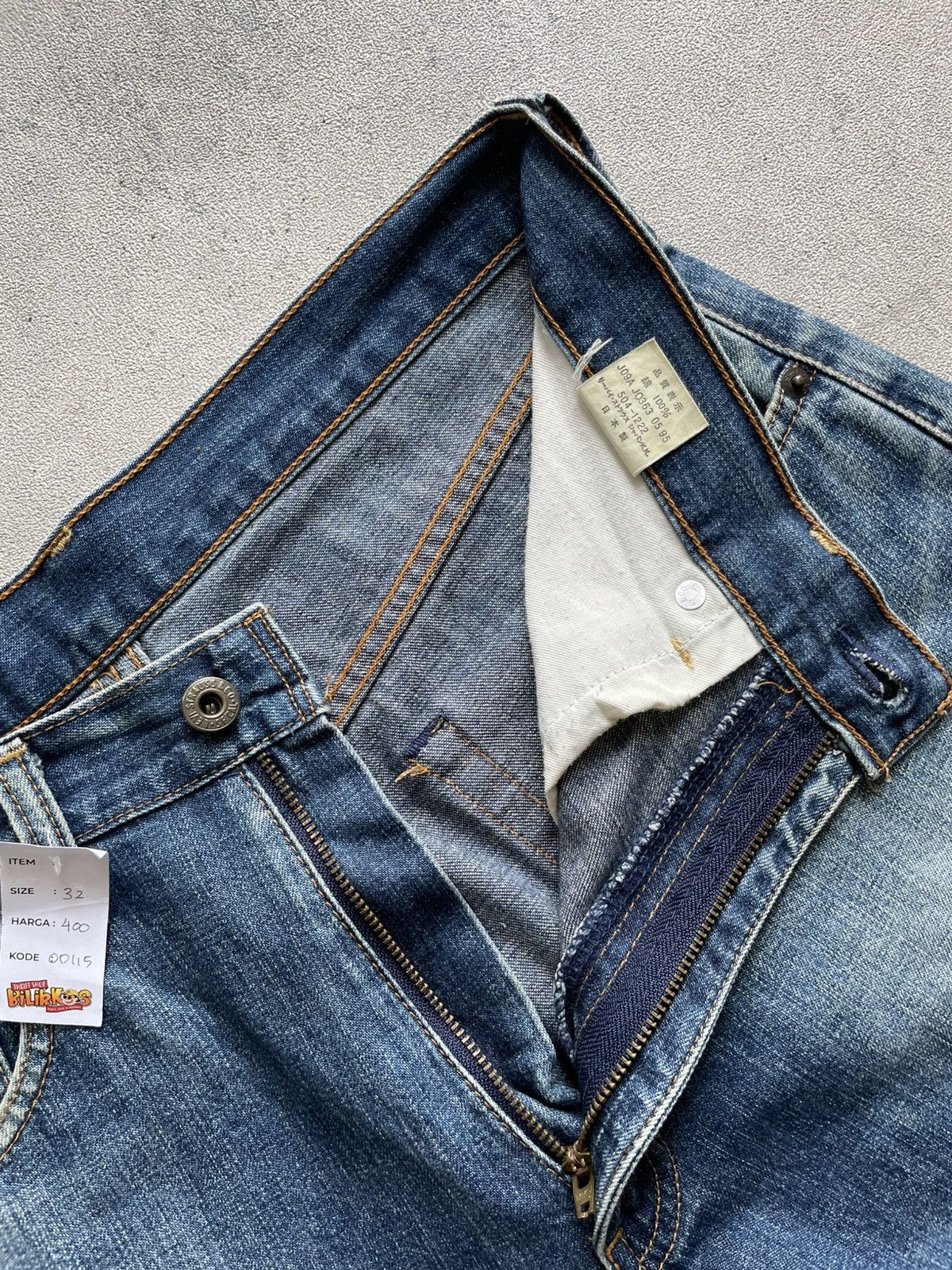 Levi's Selvedge Levi's 504 X Japanese Brand X Vintage Size US 31 - 9 Thumbnail