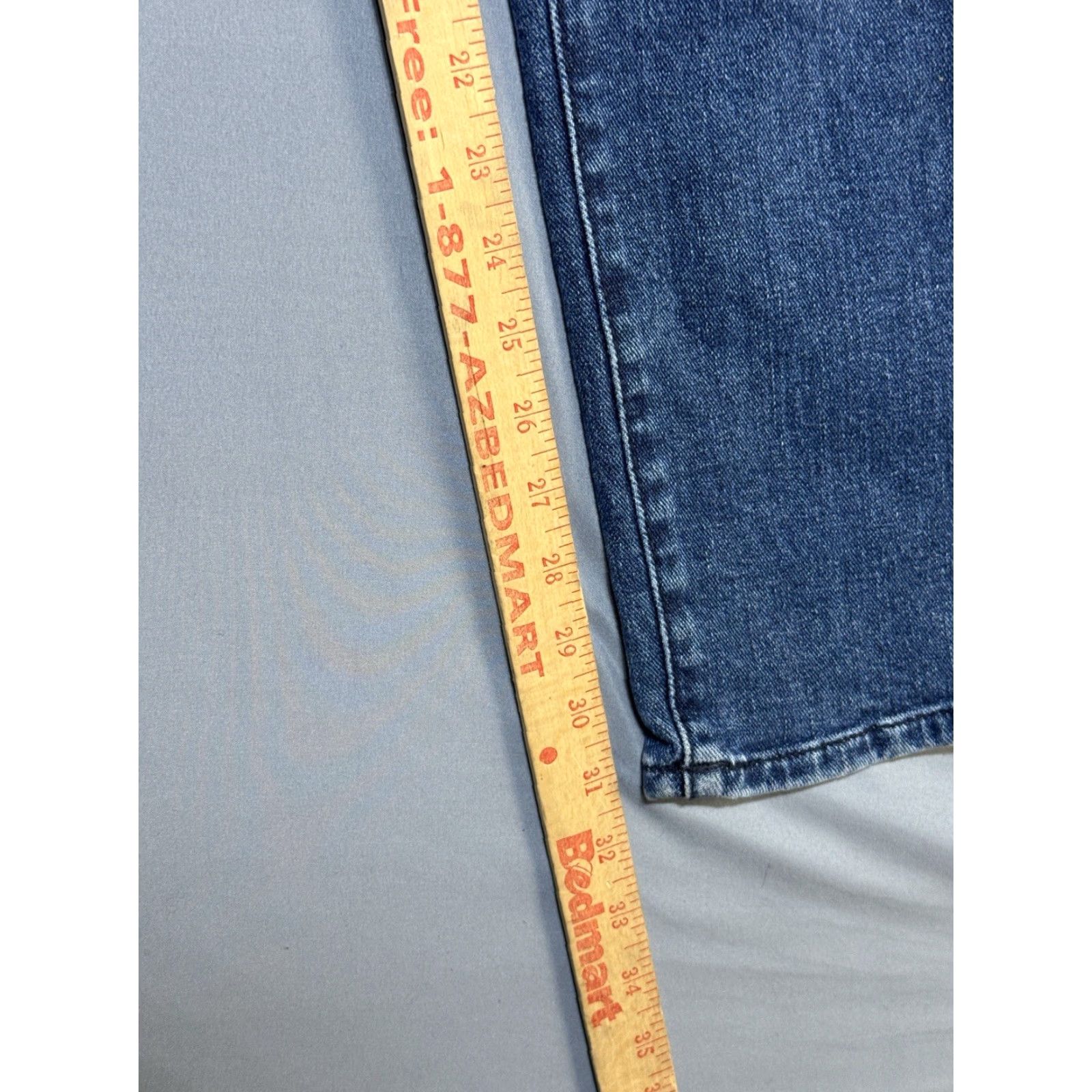 True Religion True Religion Jeans Relaxed Straight Blue Denim Logo Embroidered Button 34x32 Mens Regular 5-Pocket Size US 34 / EU 50 - 4 Thumbnail